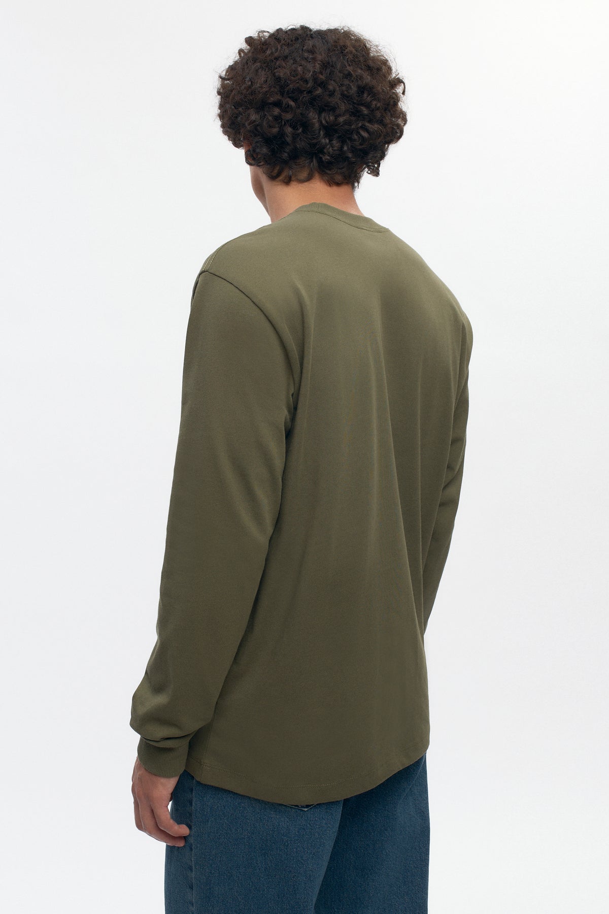 Men's Midweight Longsleeve in Olive