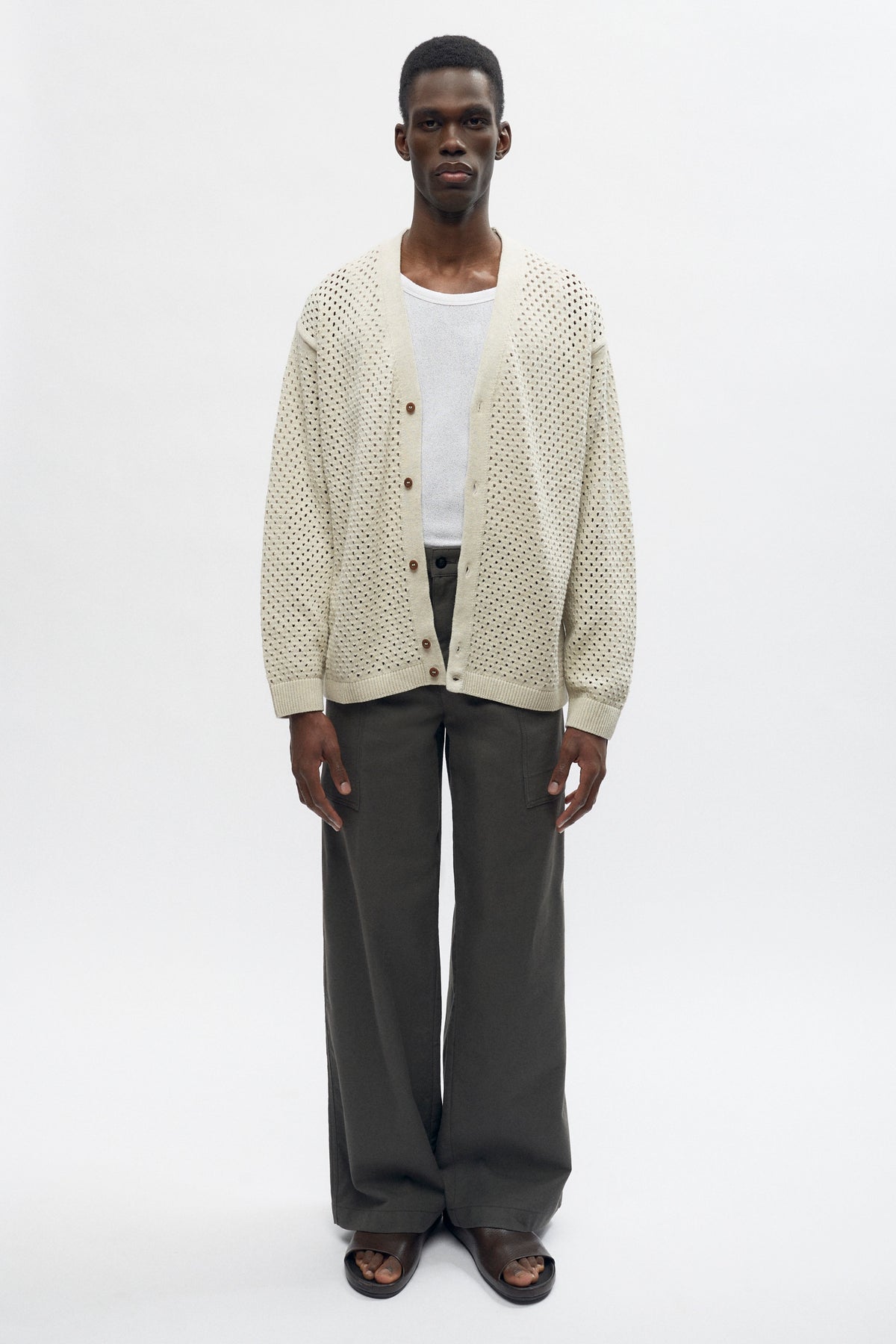 Mina Cardigan in Oat Melange