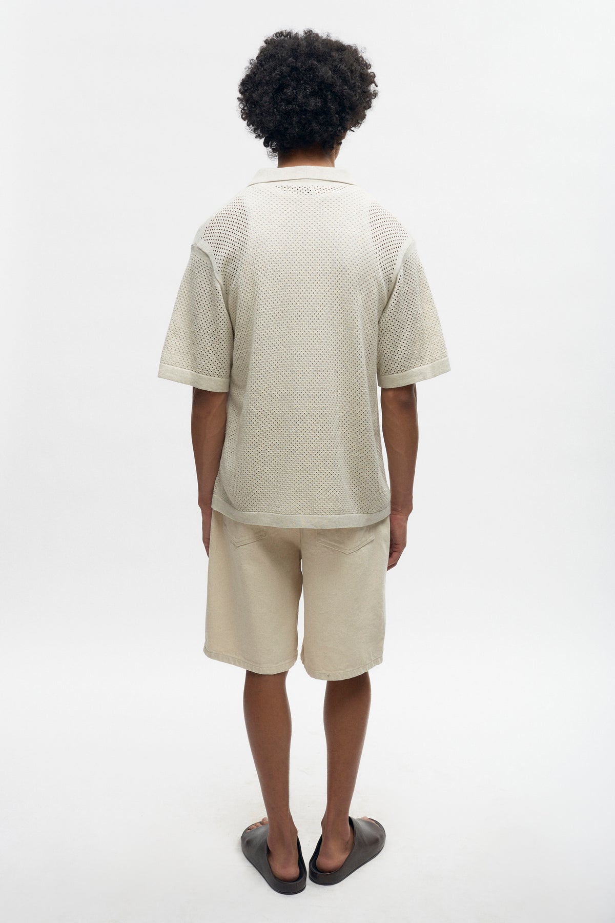 Mina Polo in Oat Melange