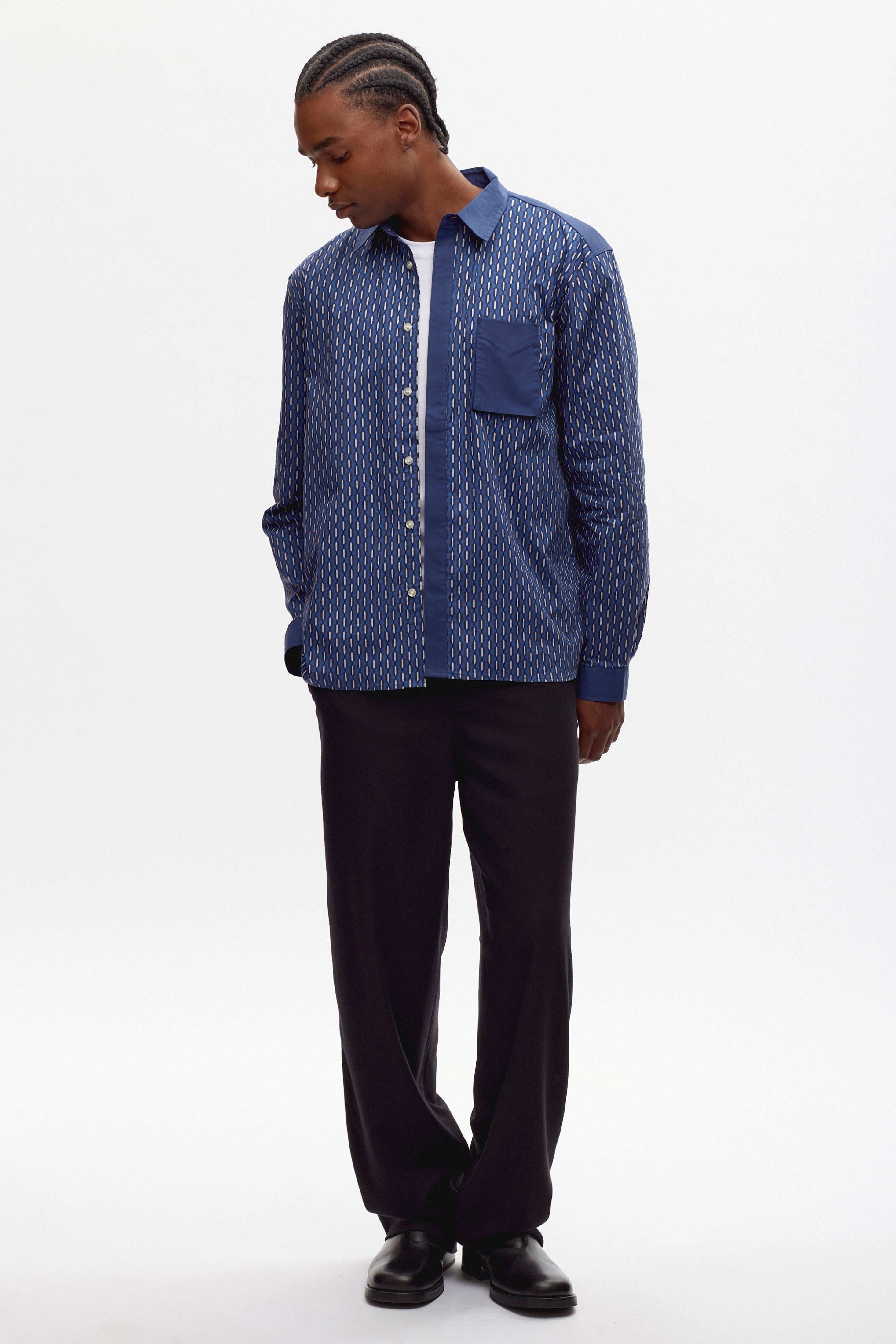 Chemise Namat en bleu