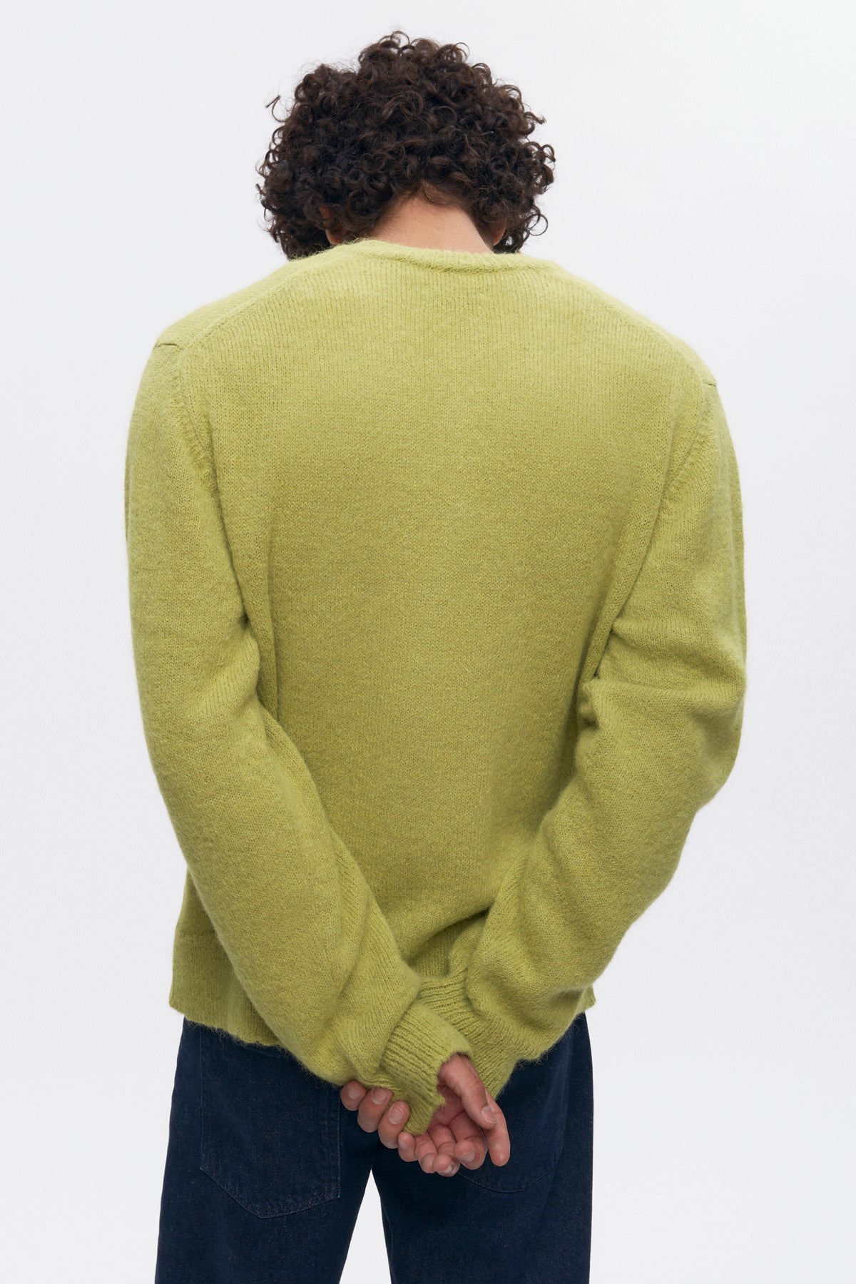 Cardigan Noor Fuzzy pour homme en hazel