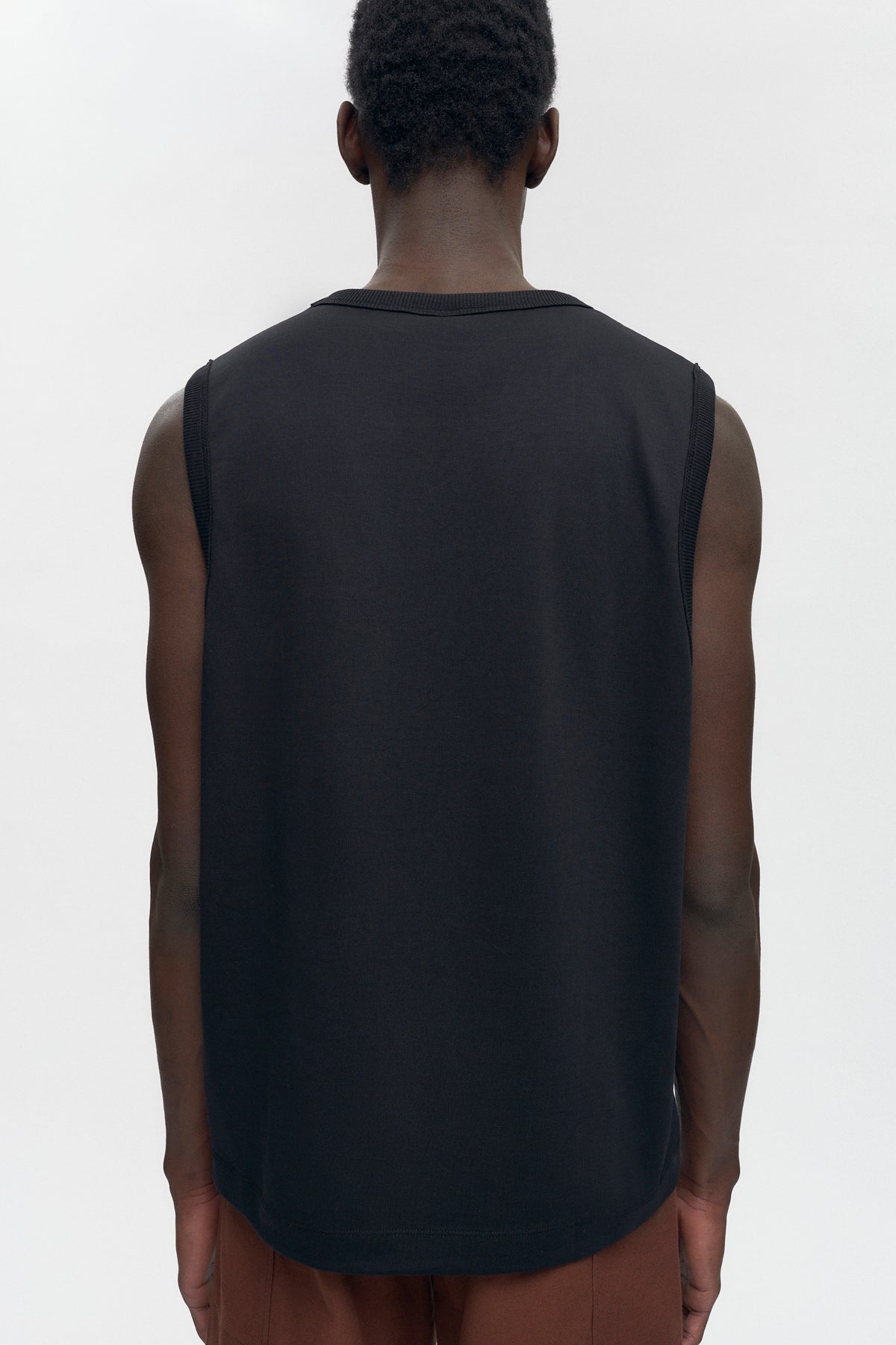 Men's Relaxed Tank in Black