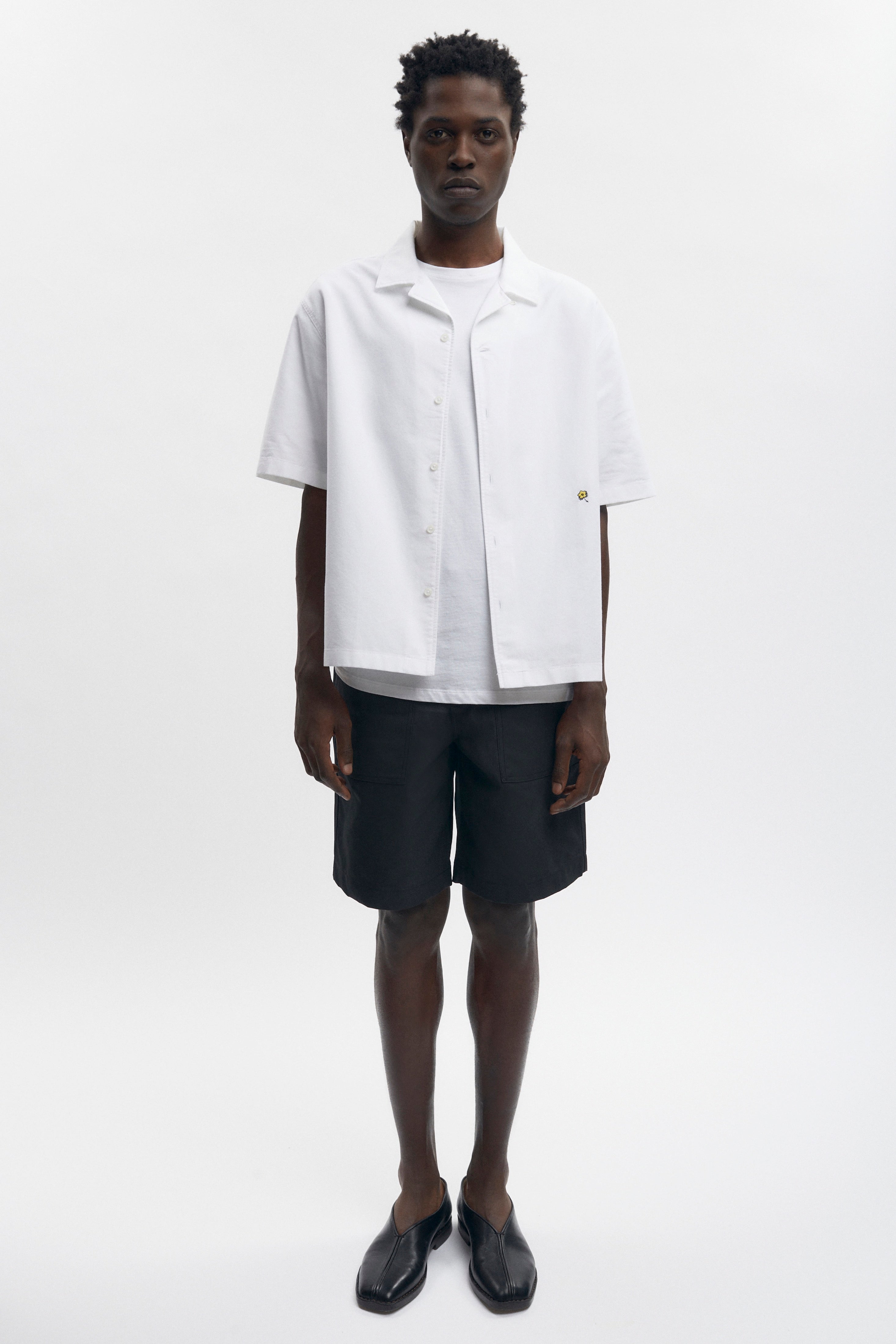 Short de travail en noir