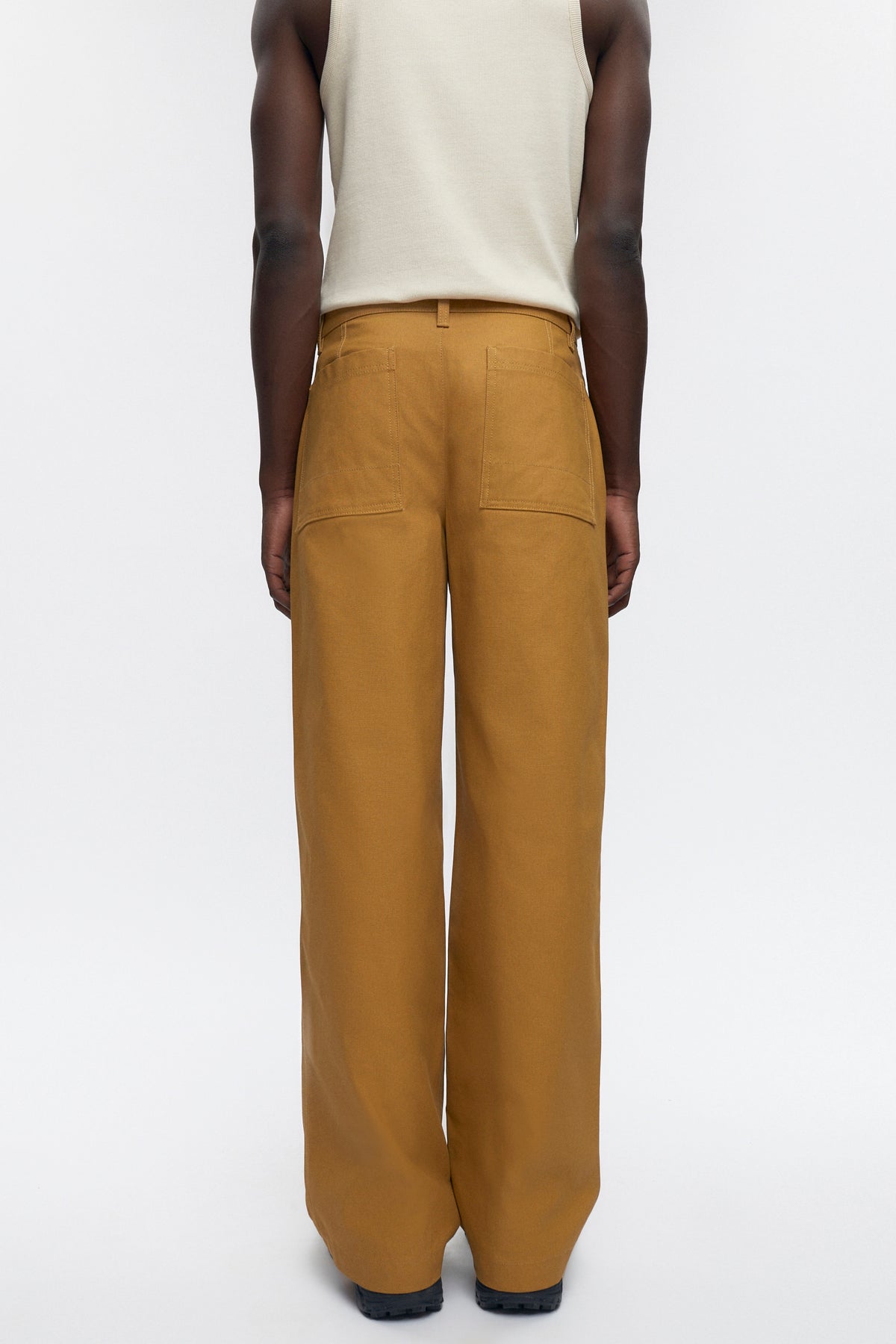 Men's Work Trouser in Dark Camel