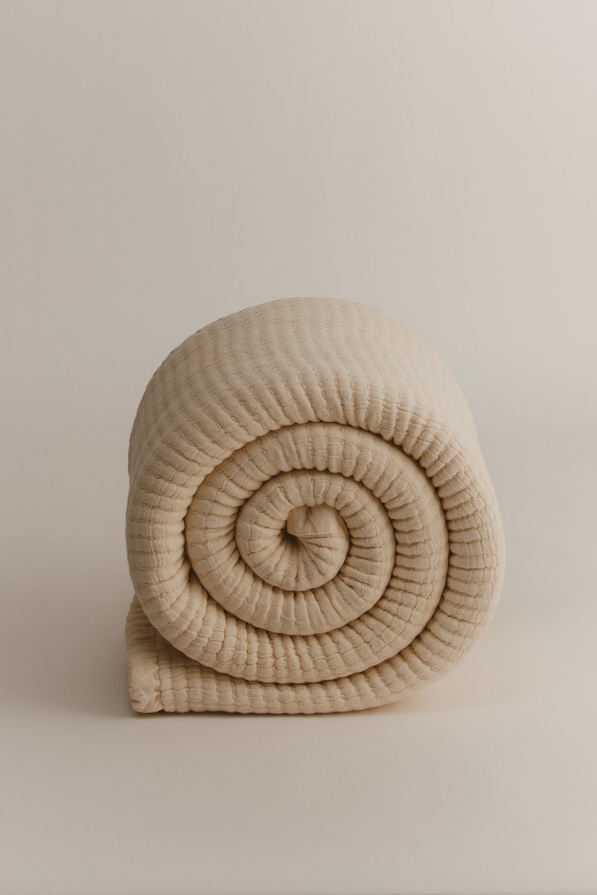 Couette matelassée en naturel