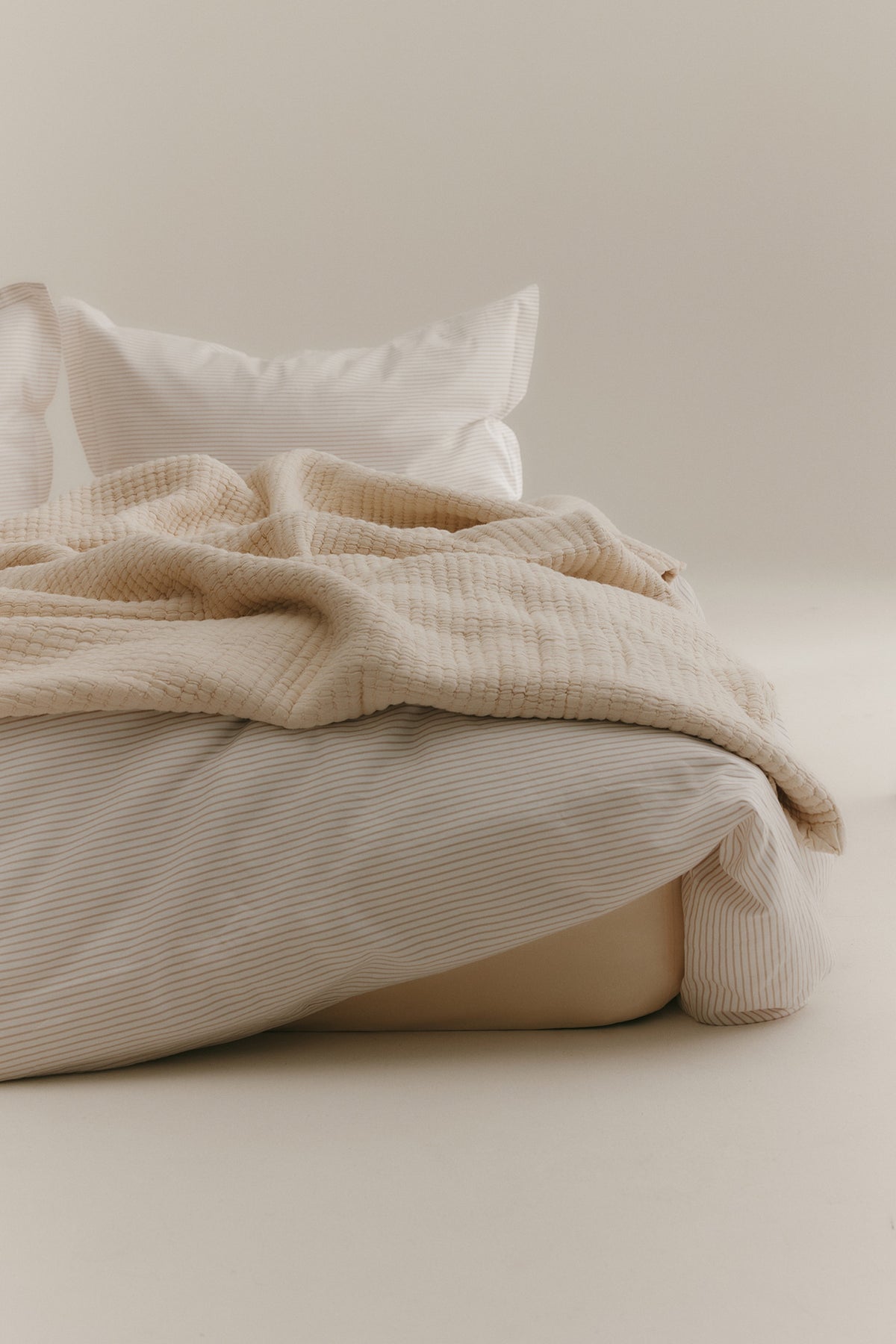 Couette matelassée en naturel