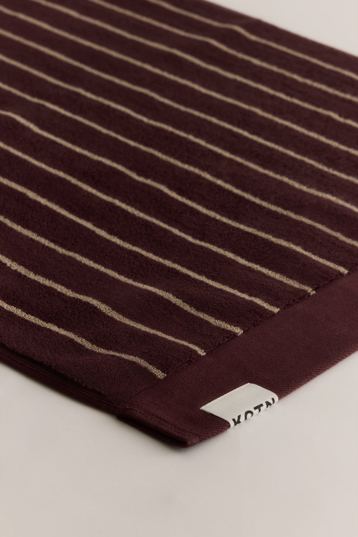 Egyptian Cotton Bath Mat in Chocolate Plum/Cashmere