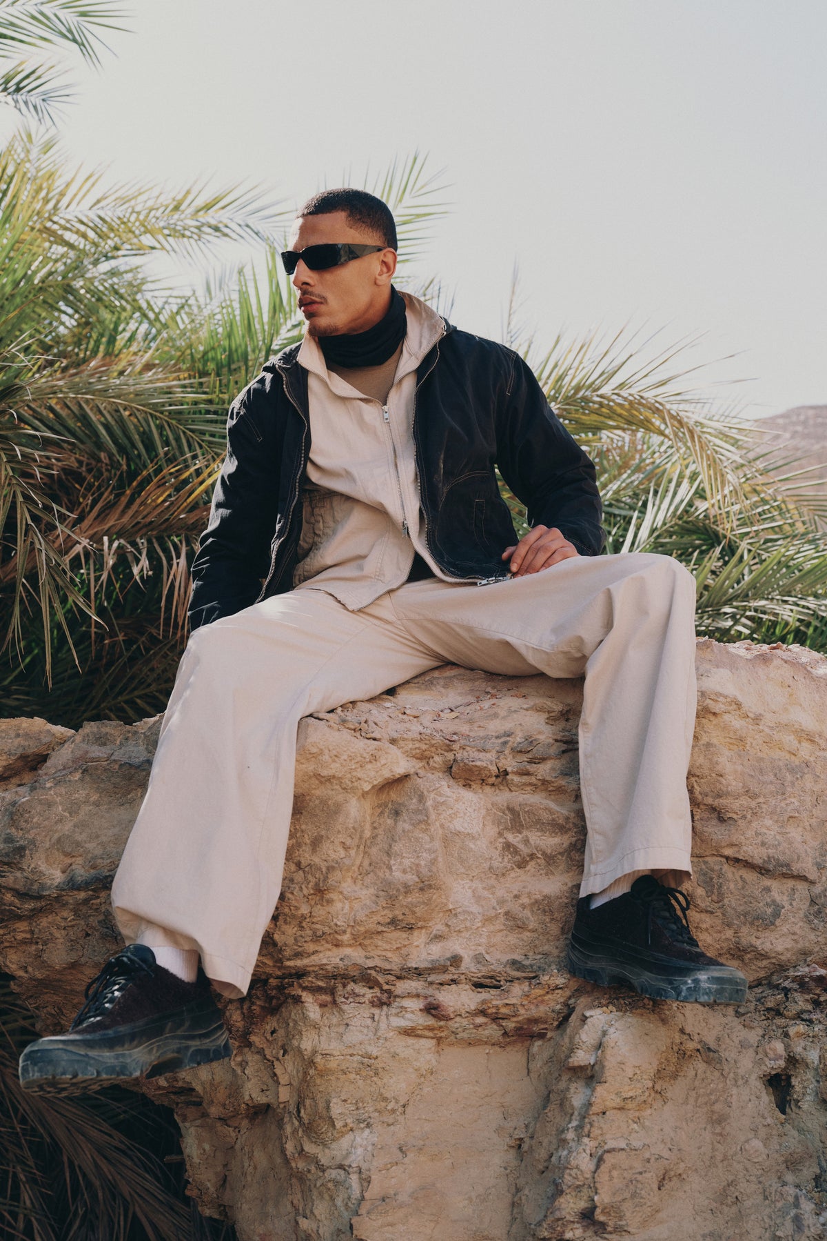 Pantalon de plage Tefnut pour homme en stone