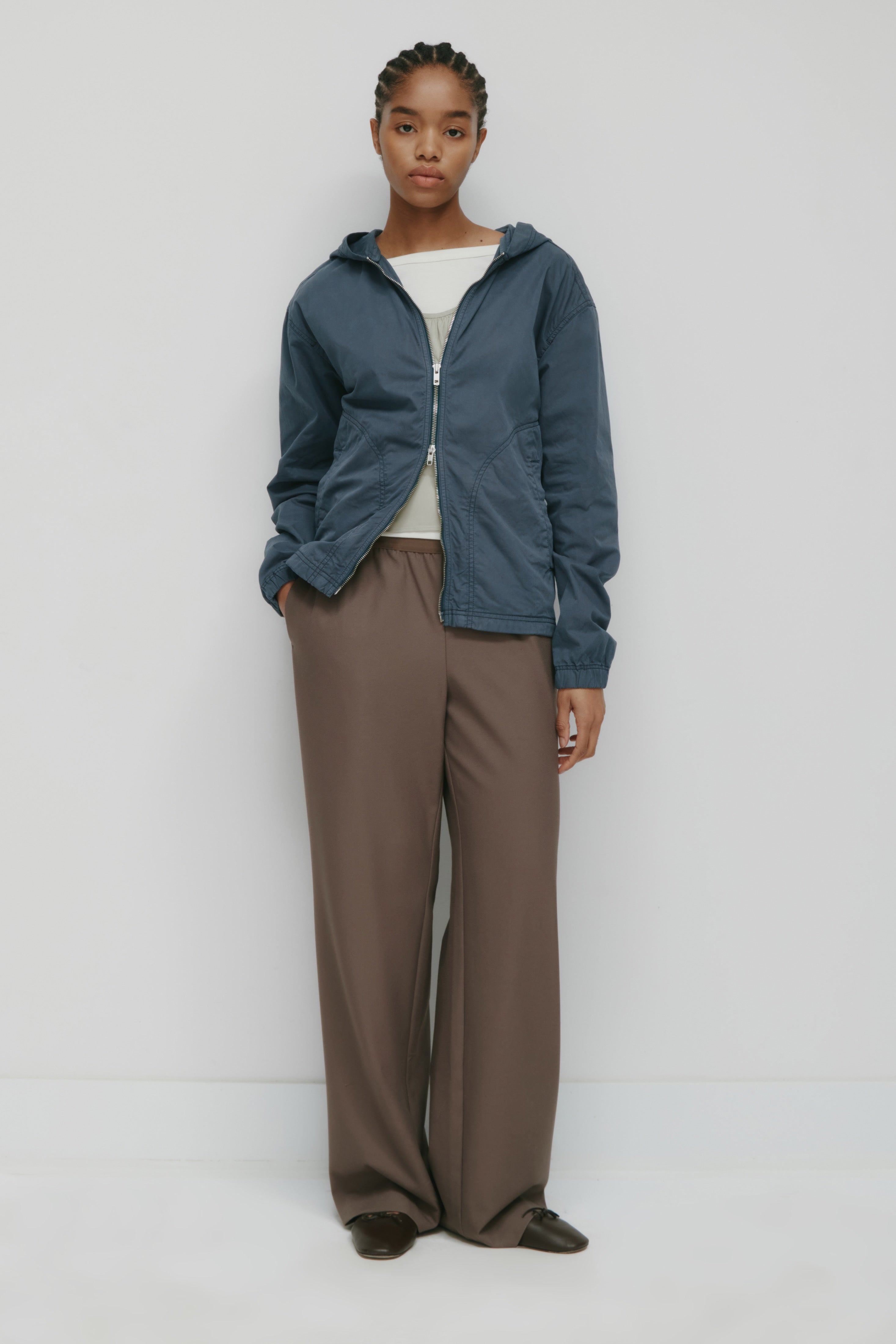 Sweat à capuche Tefnut Beach en dark Slate