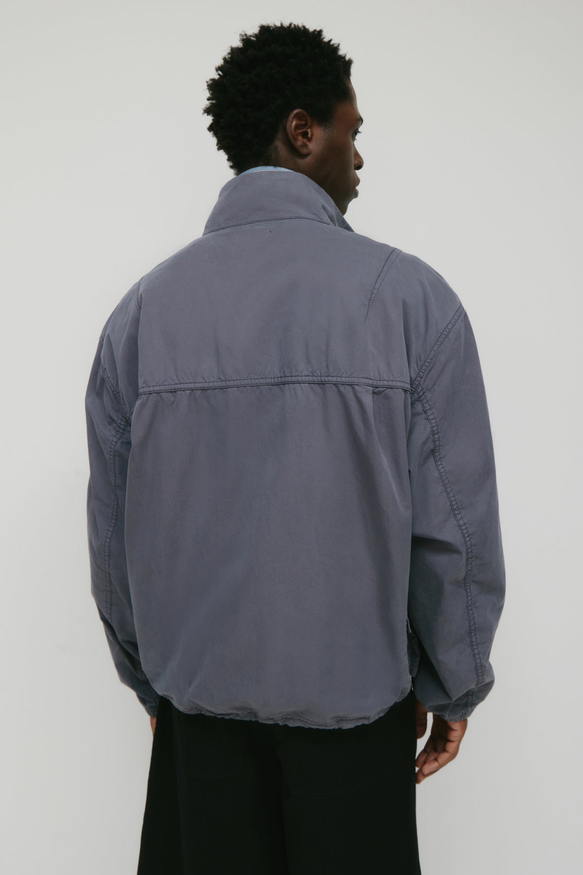 Veste à col montant Tefnut pour homme en lavande cendrée