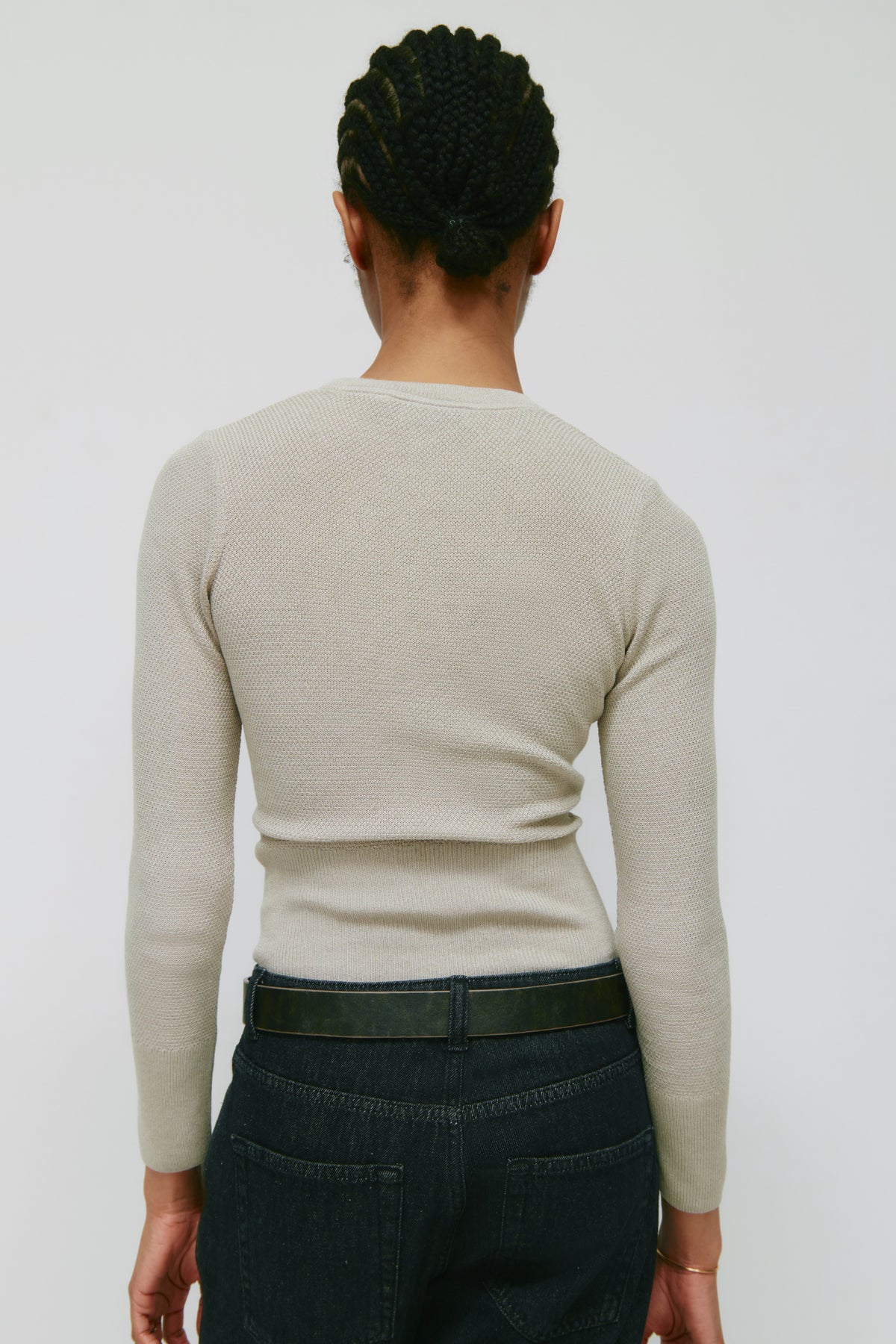 Cardigan Kenza Kissing pour femme en lino