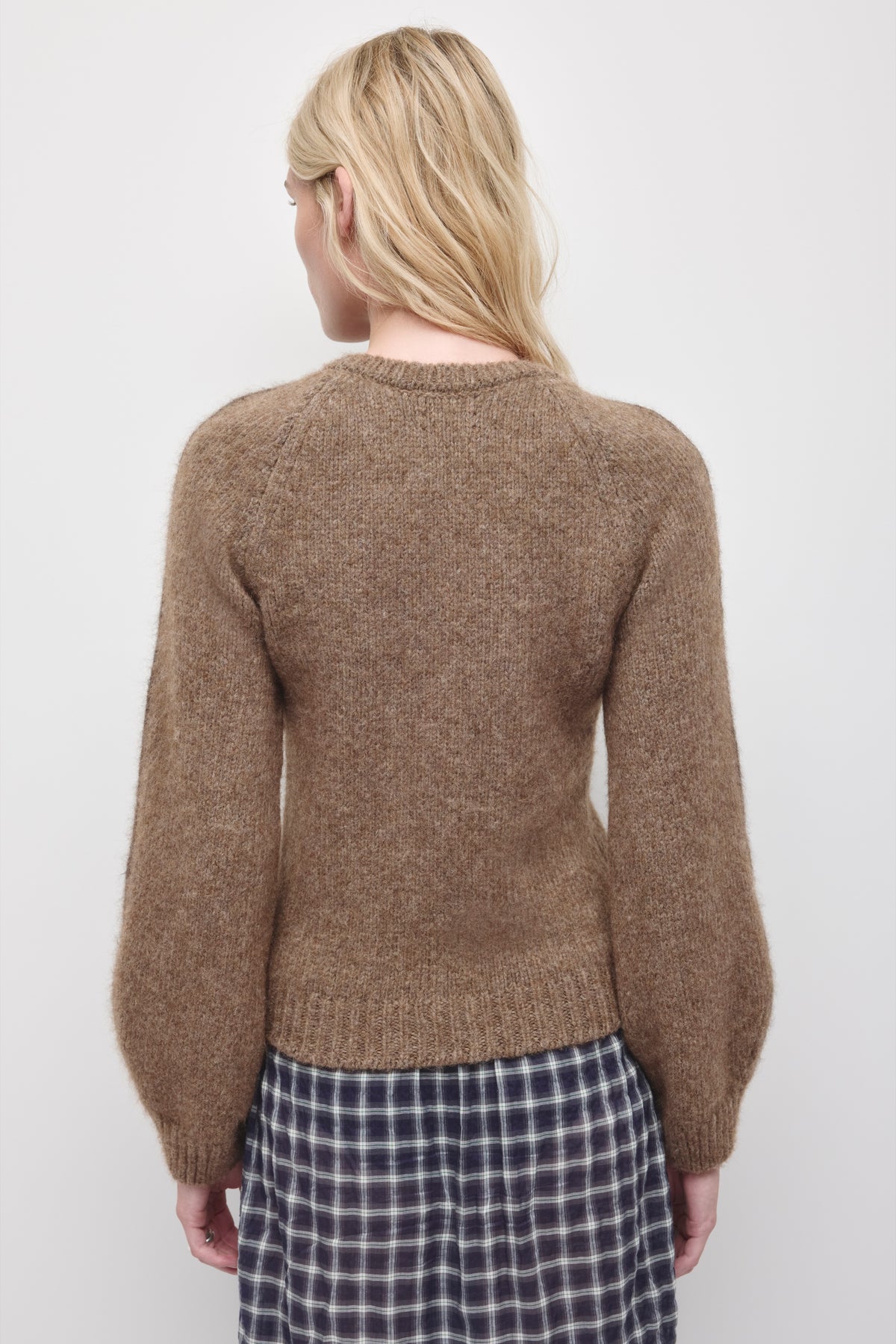 Women's Ali Zip Sweater in Dark Taupe/Brown