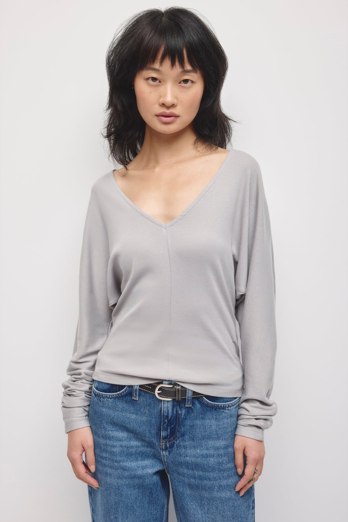 Model is 5’9” and is wearing a size XS.