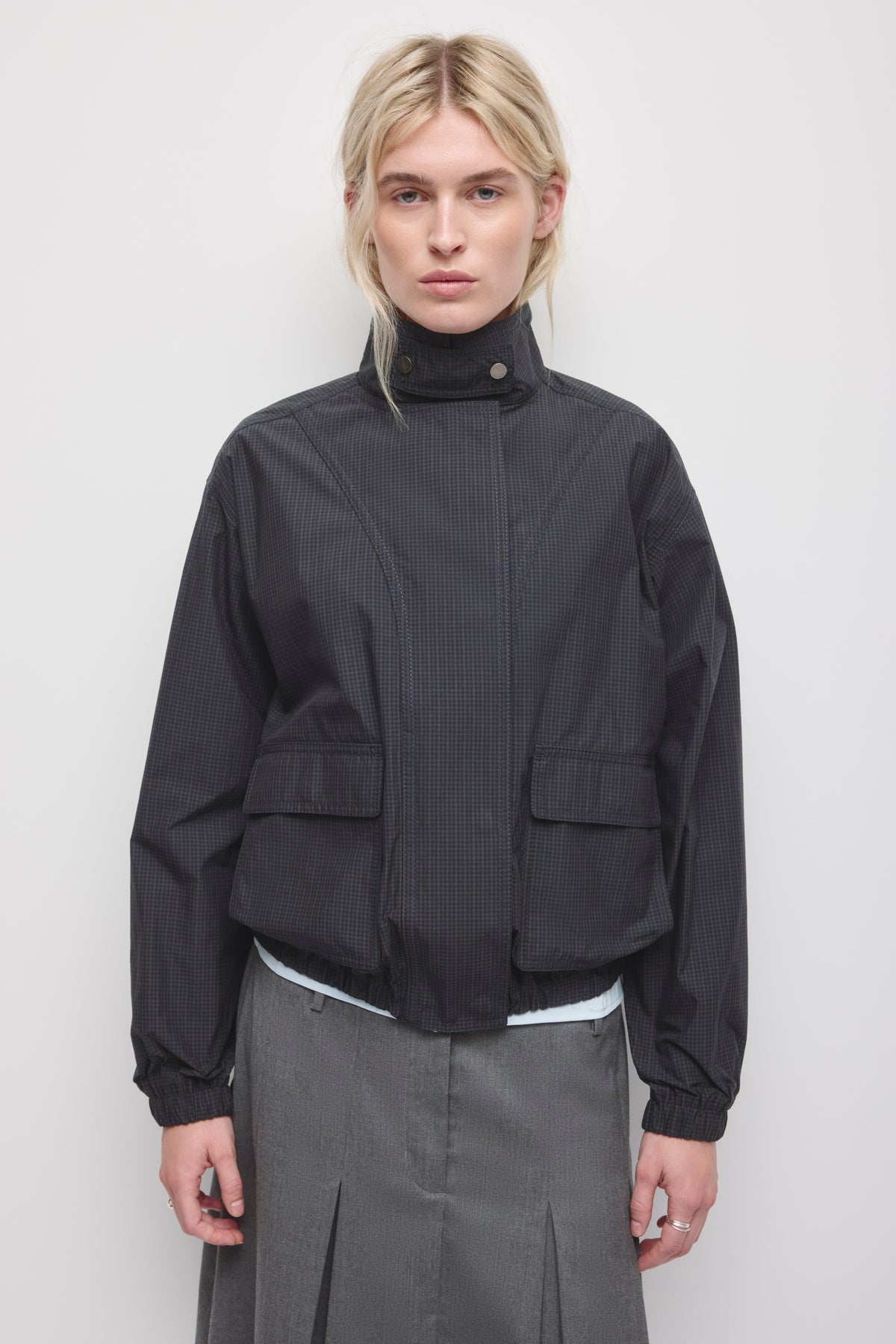 Model is 5'9" and is wearing a size S.