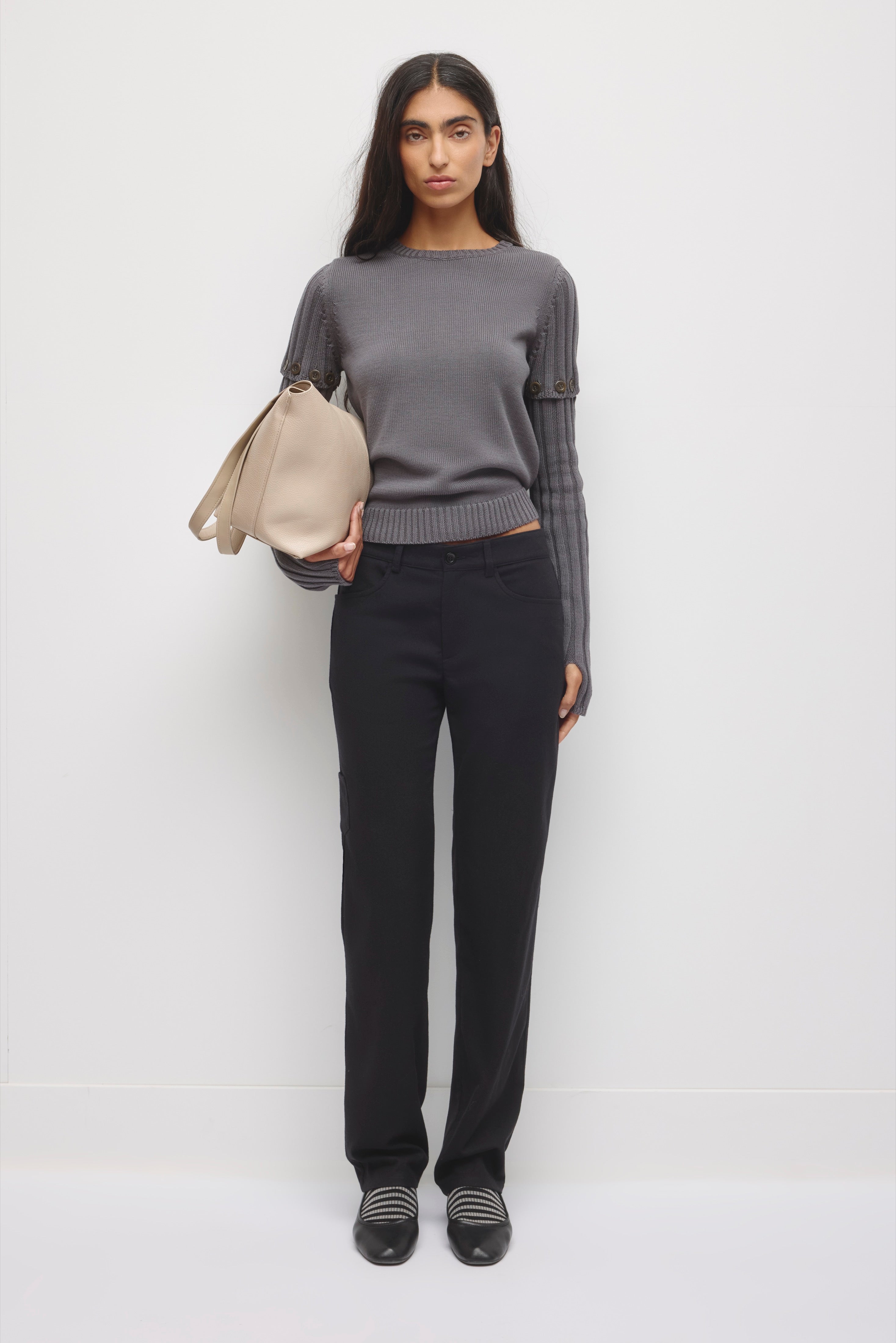 Pantalon Azali pour femme en noir