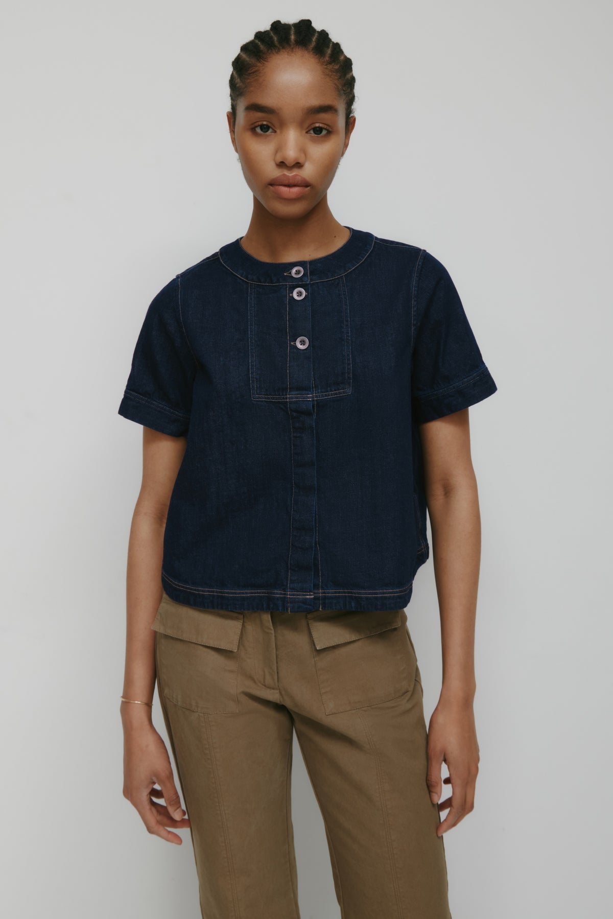 Model is 5’8” and is wearing a size XS.