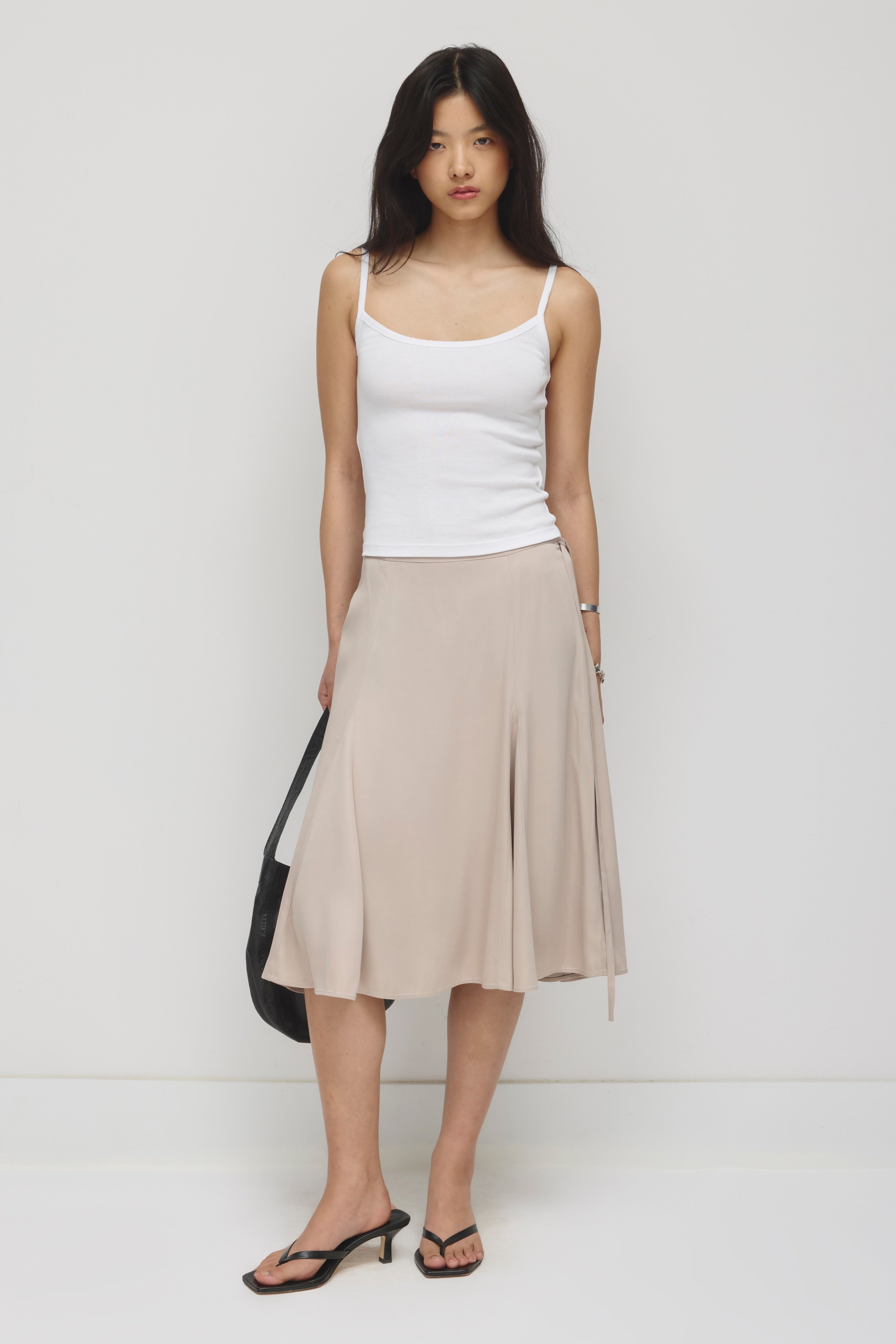Women's Cleo Midi Skirt in Dove