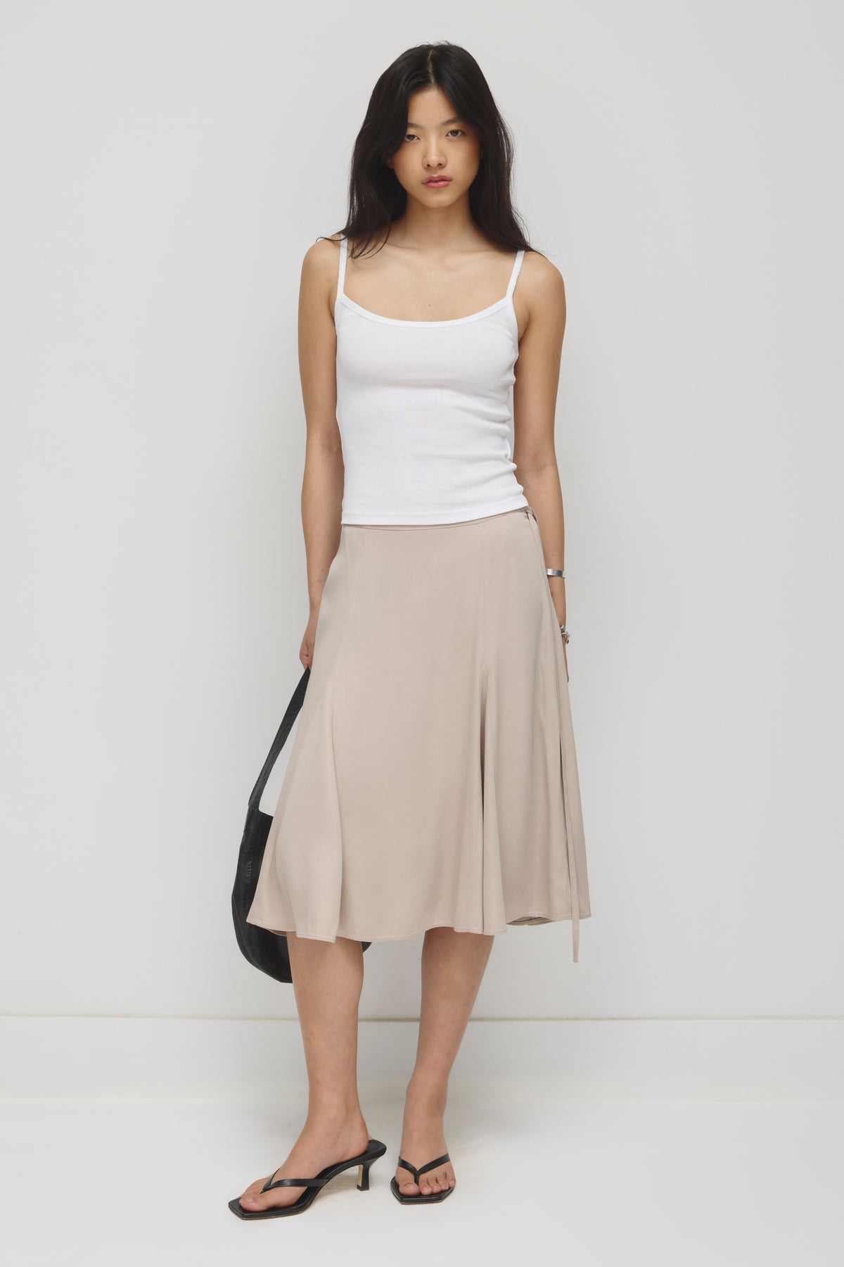 Model is 5’8” and is wearing a size XS.