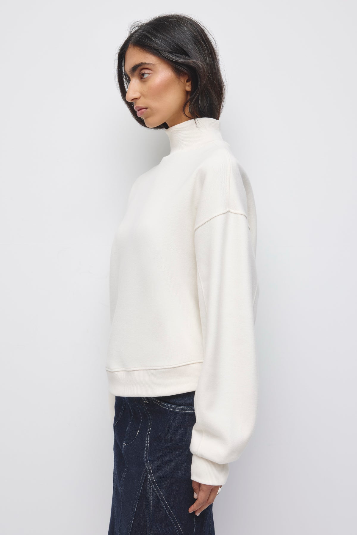 Women's Cozy Turtleneck in Marshmallow