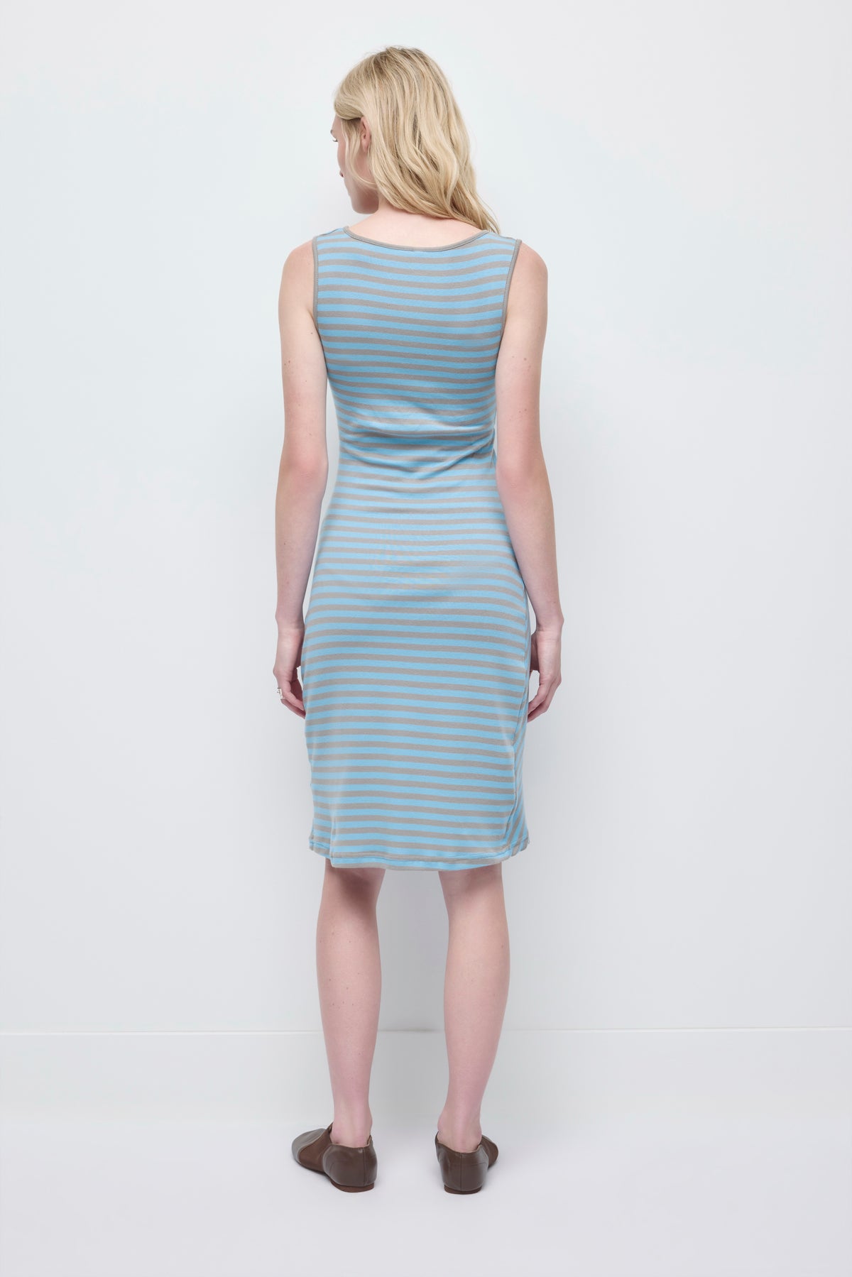 Robe Croisée pour Femme en azur/Gypse