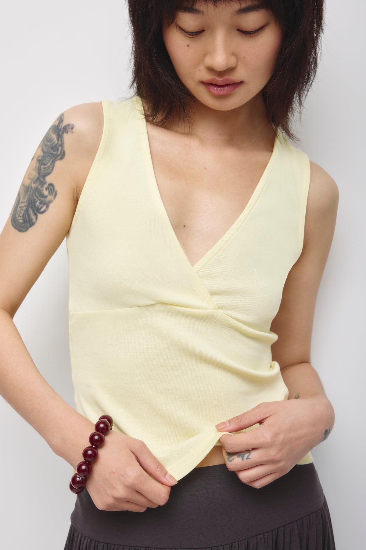 Women's Crossover Tank in Sorbet