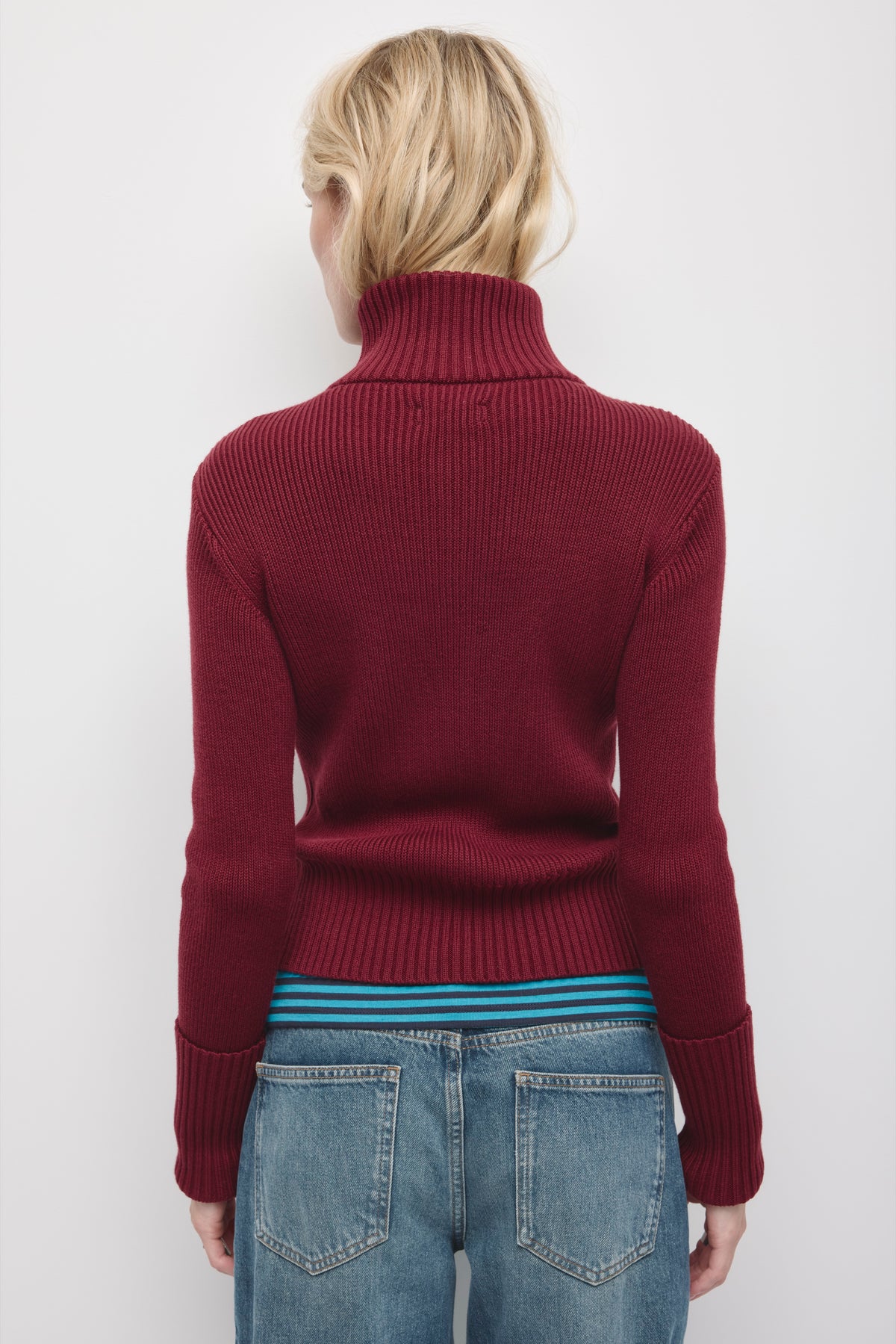 Women's Elara Zip-up Sweater in Tawny Port