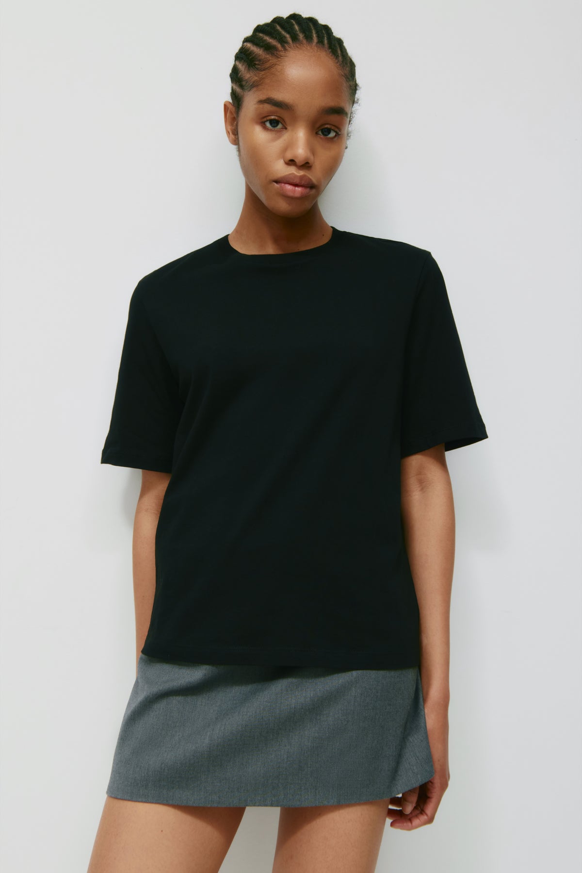 Model is 5’8” and is wearing a size S.