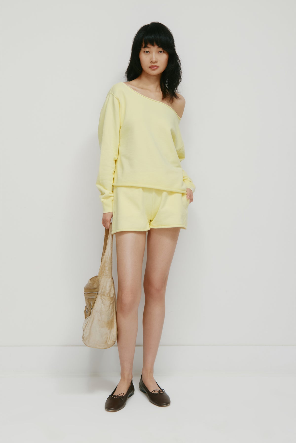 Model is 5’9” and is wearing a size S.
