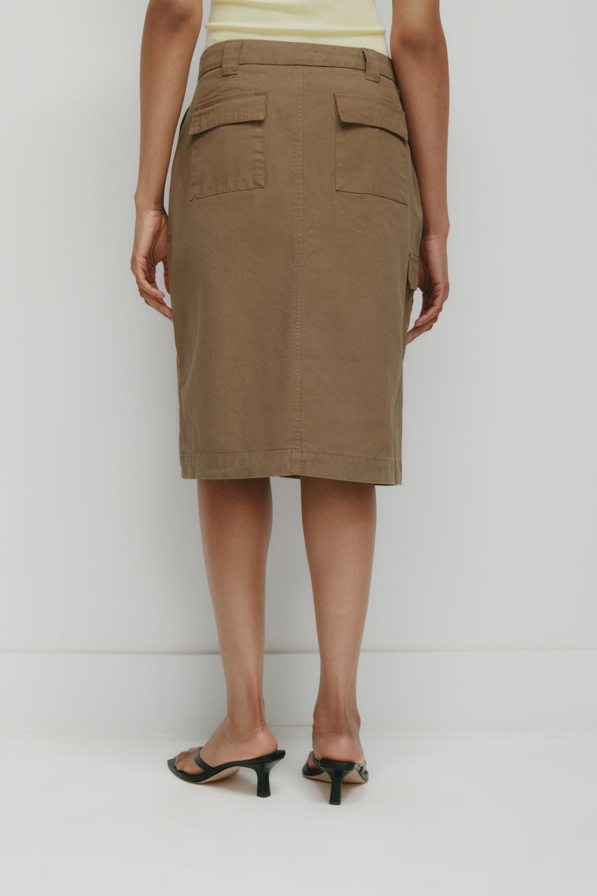 Women's Heka Skirt in Khaki Brown