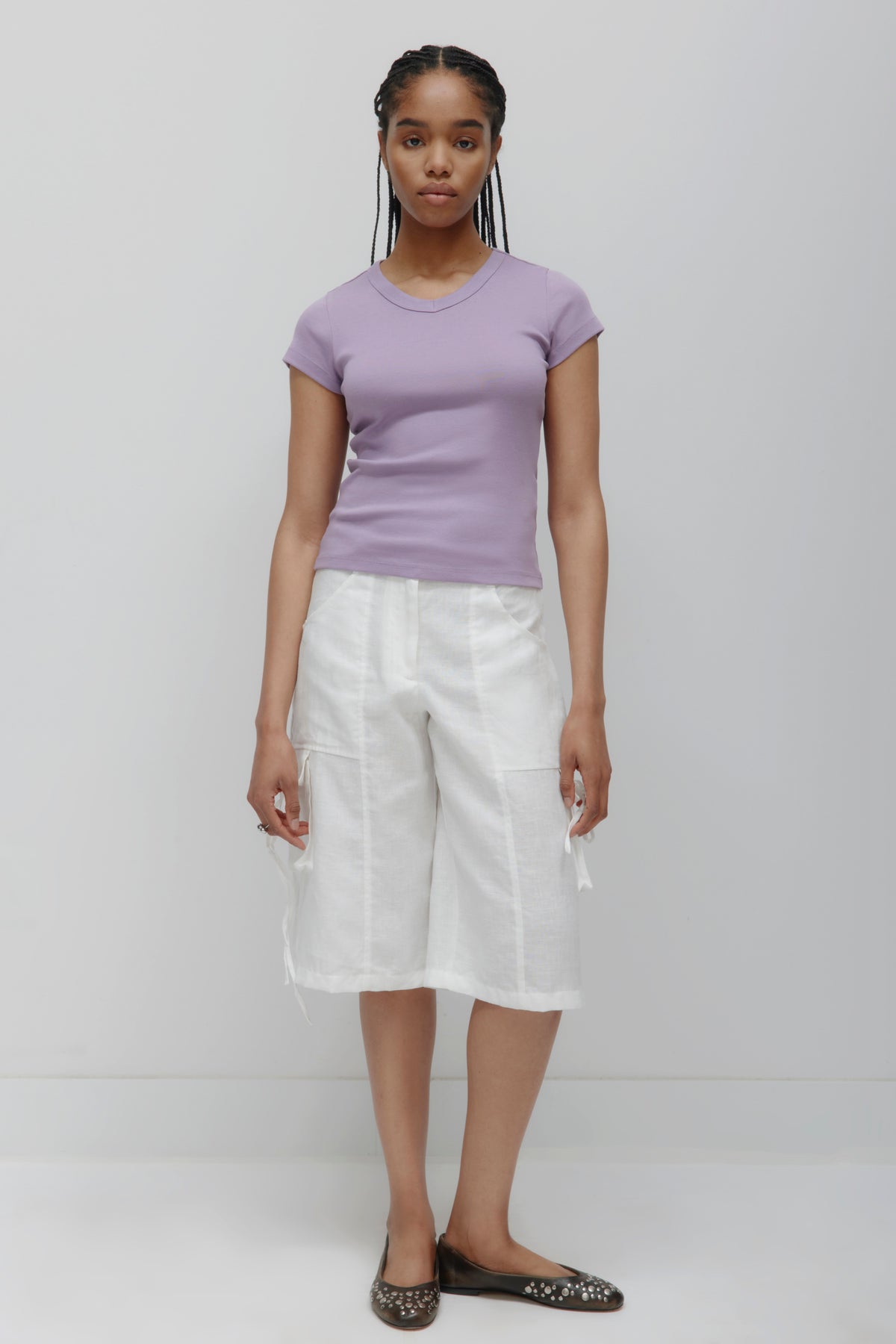 Model is 5’8” and is wearing a size XS.