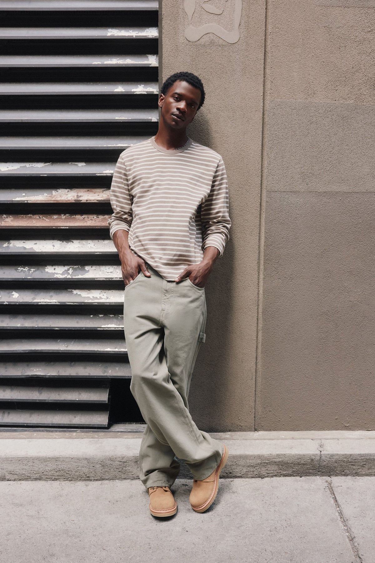 Pantalon de travail Naba pour homme en vert prairie