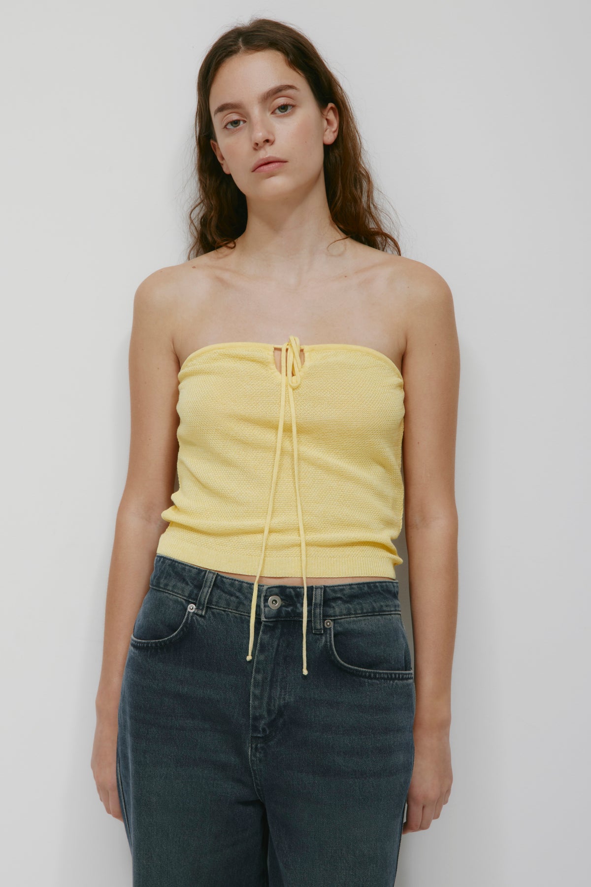Model is 5’9” and is wearing a size XS.