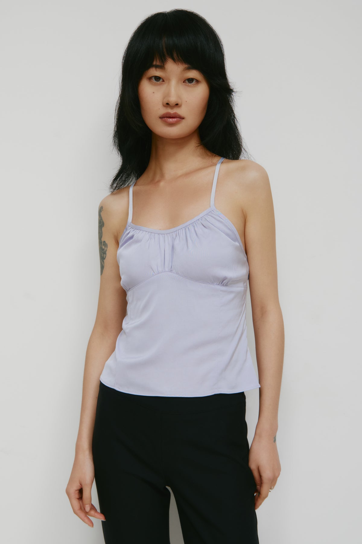 Model is 5’9” and is wearing a size XS.