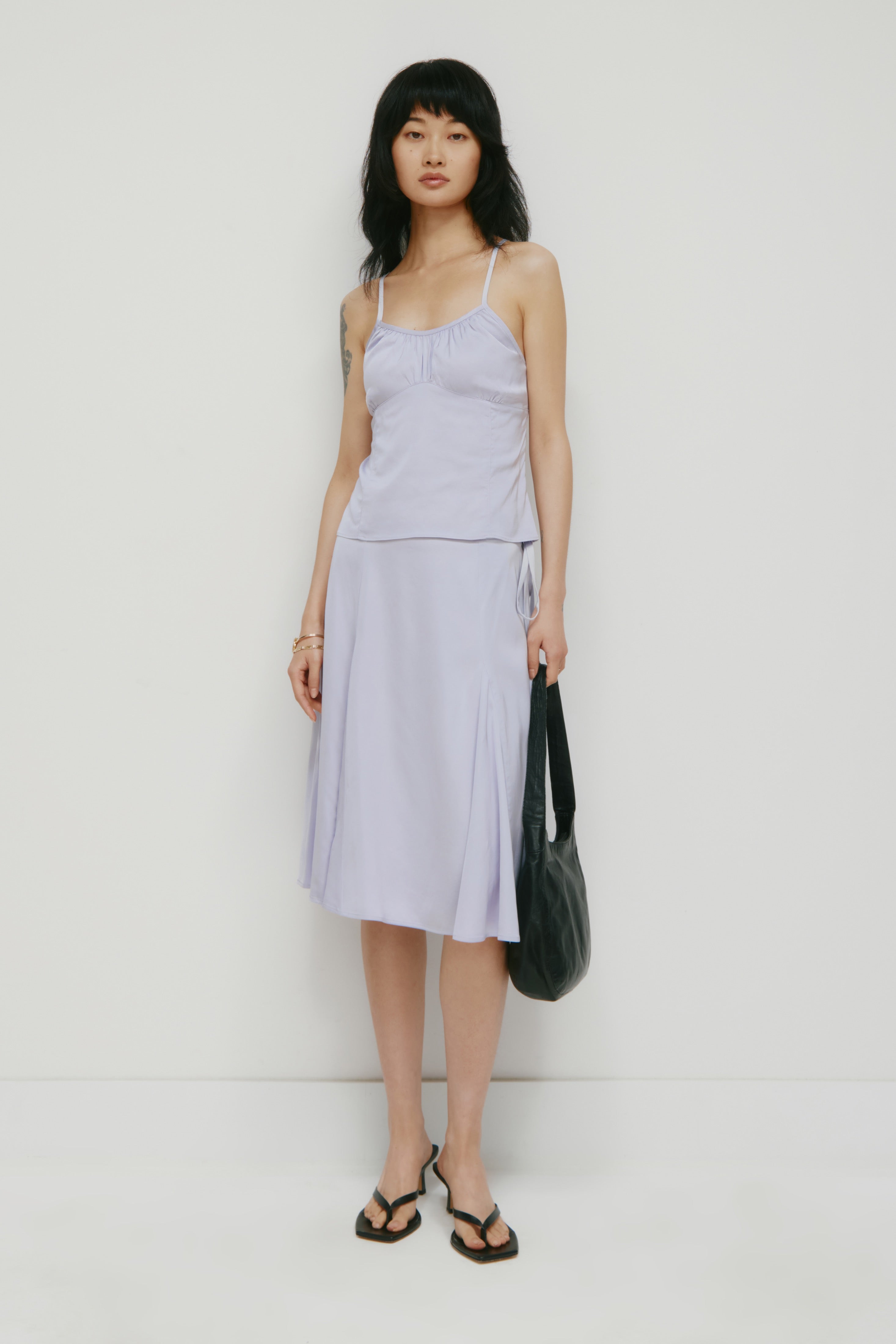 Women's Layali Midi Skirt in Thistle
