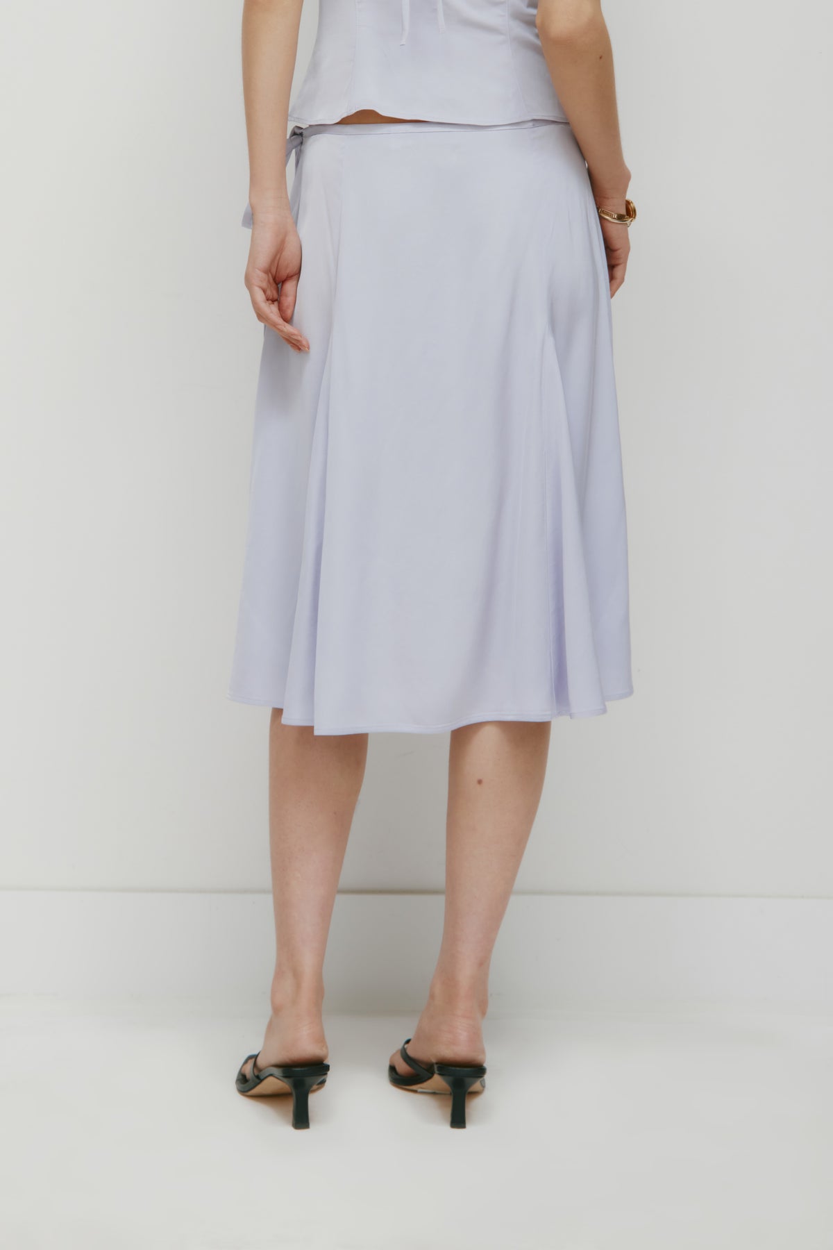 Women's Layali Midi Skirt in Thistle