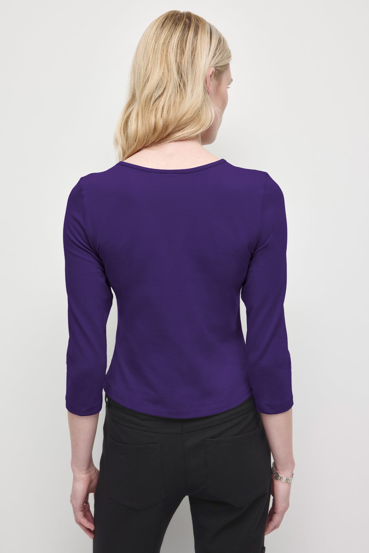 Women's Layn 3/4 Sleeve in Deep Purple