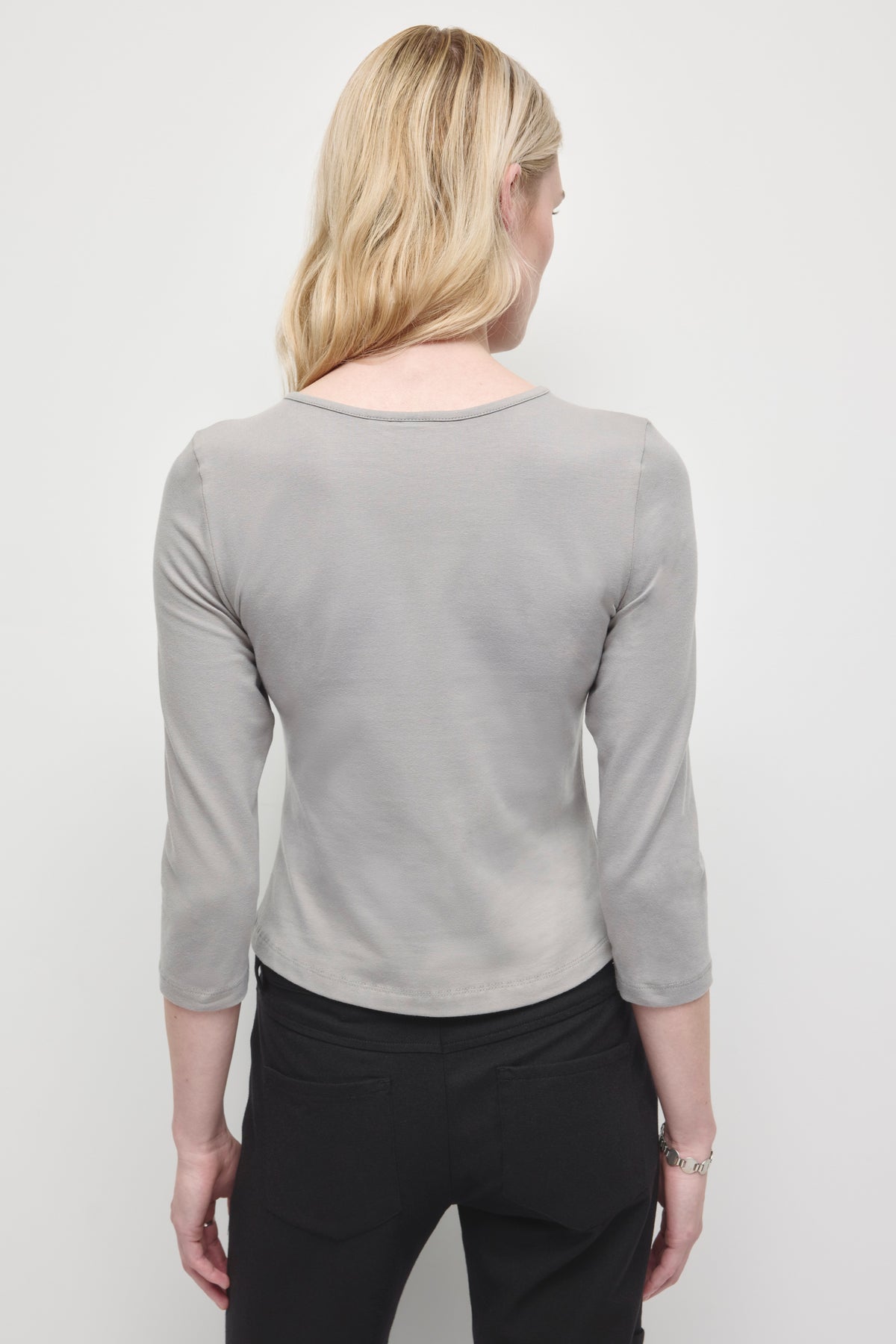 Layn manches 3/4 pour femme en gypsum