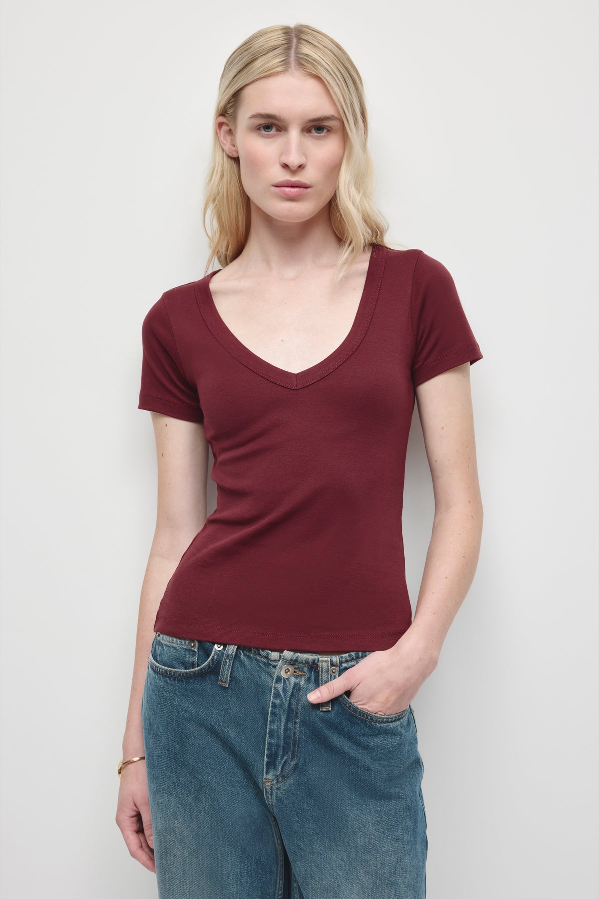 Model is 5’8” and is wearing a size XS.