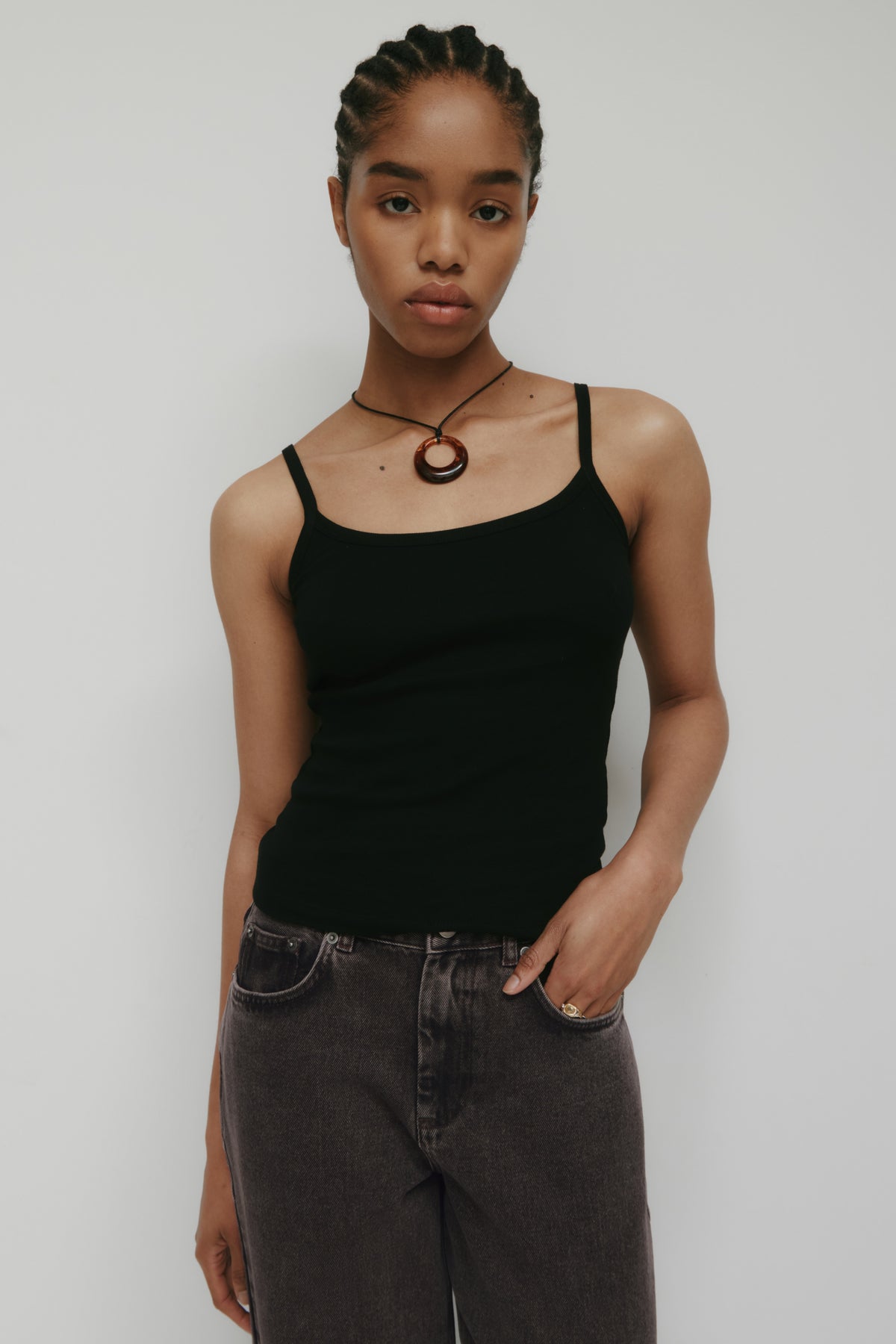 Model is 5’8” and is wearing a size XS.