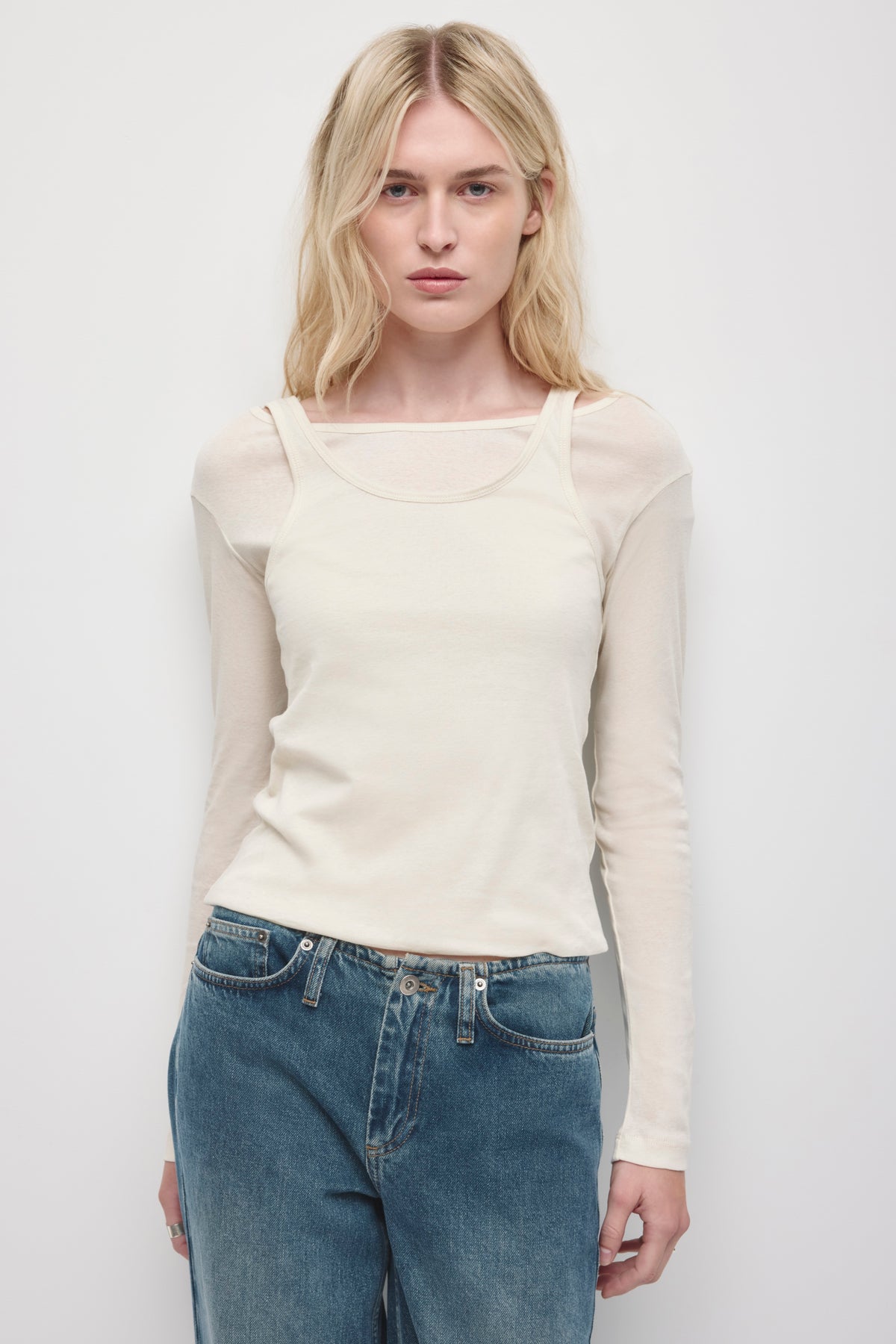 Model is 5'10" and wearing a size XS.