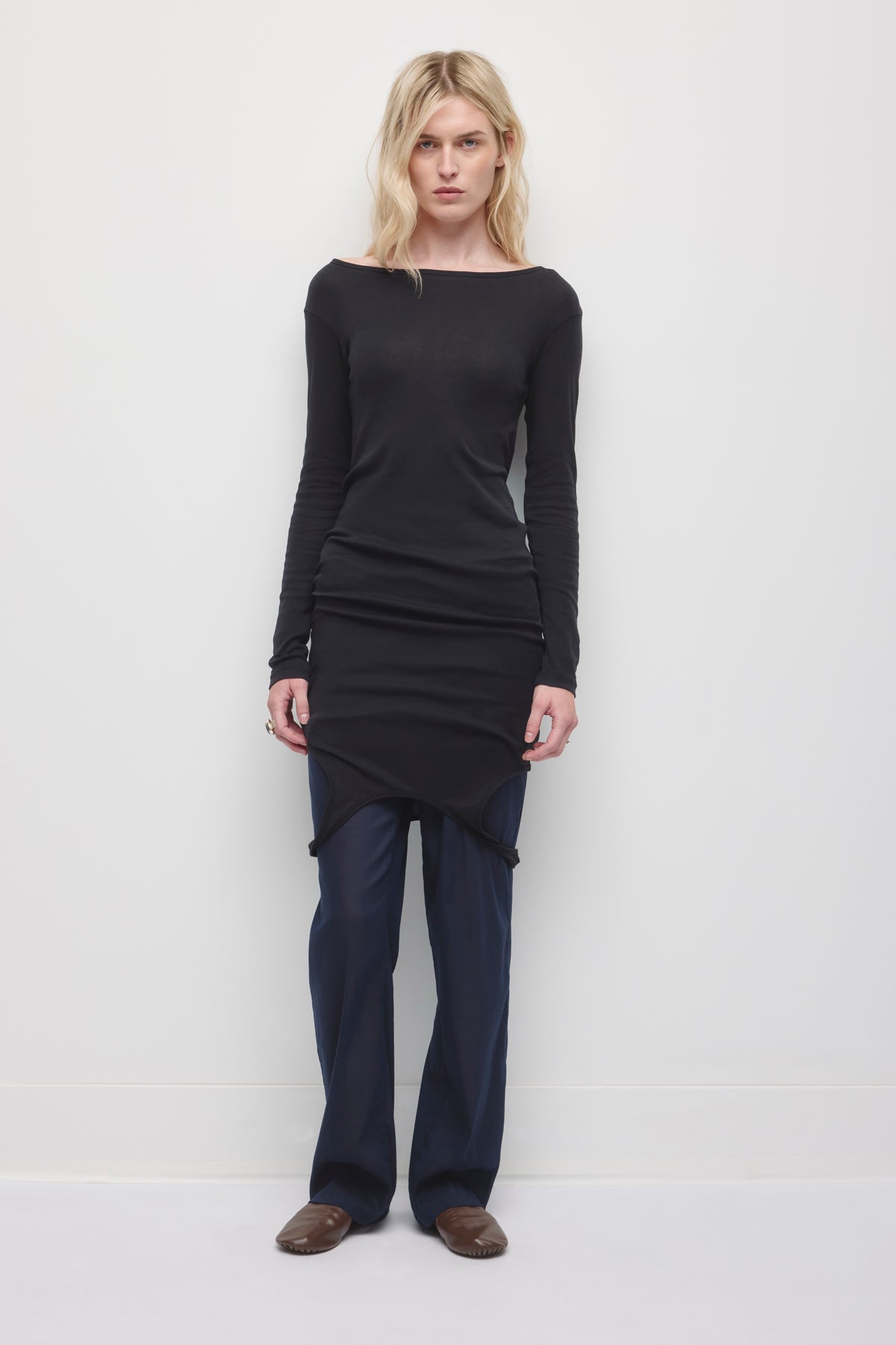 Women's Nawa Convertible Longsleeve in Black