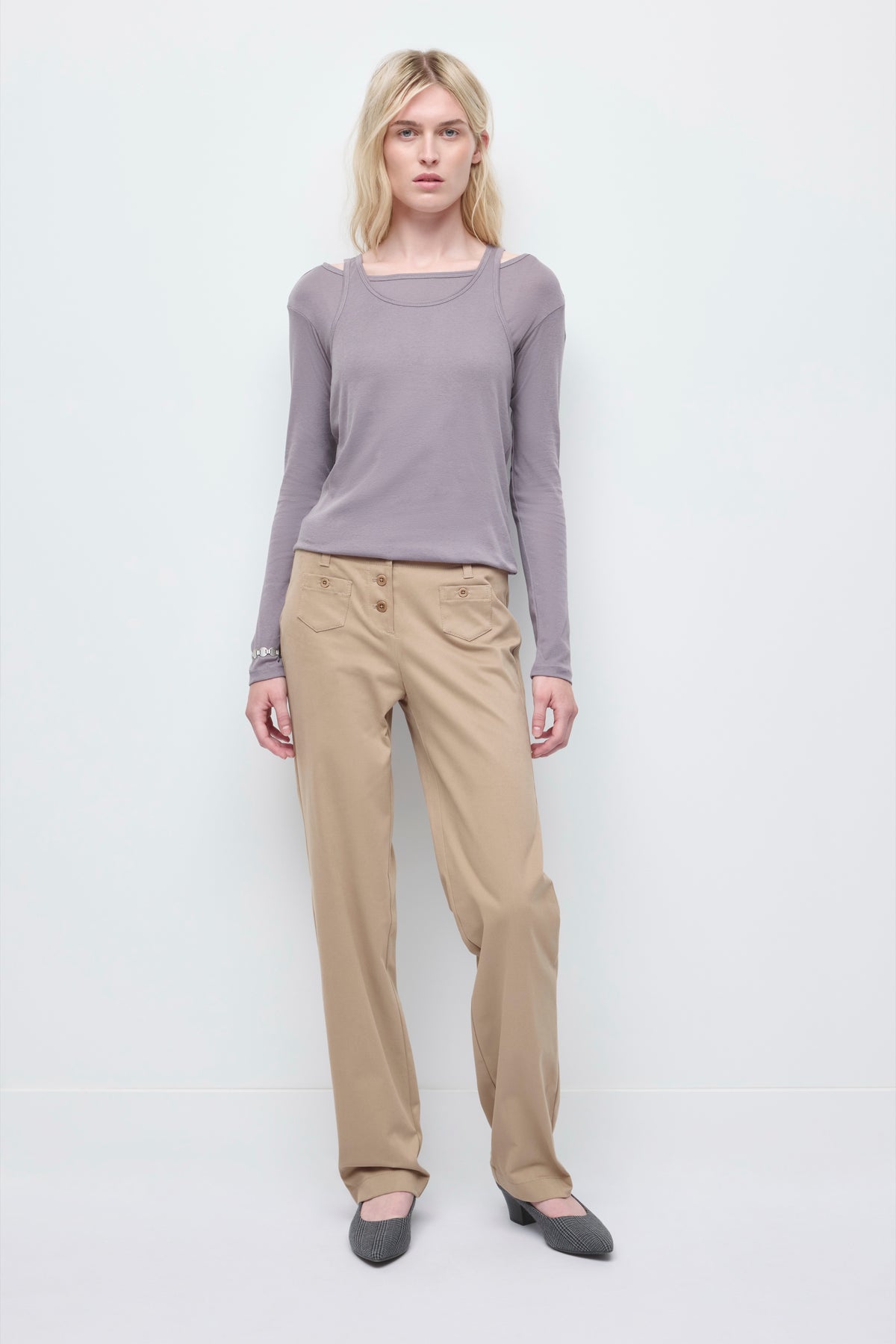 Women's Nawa Convertible Longsleeve in Lavender Ash