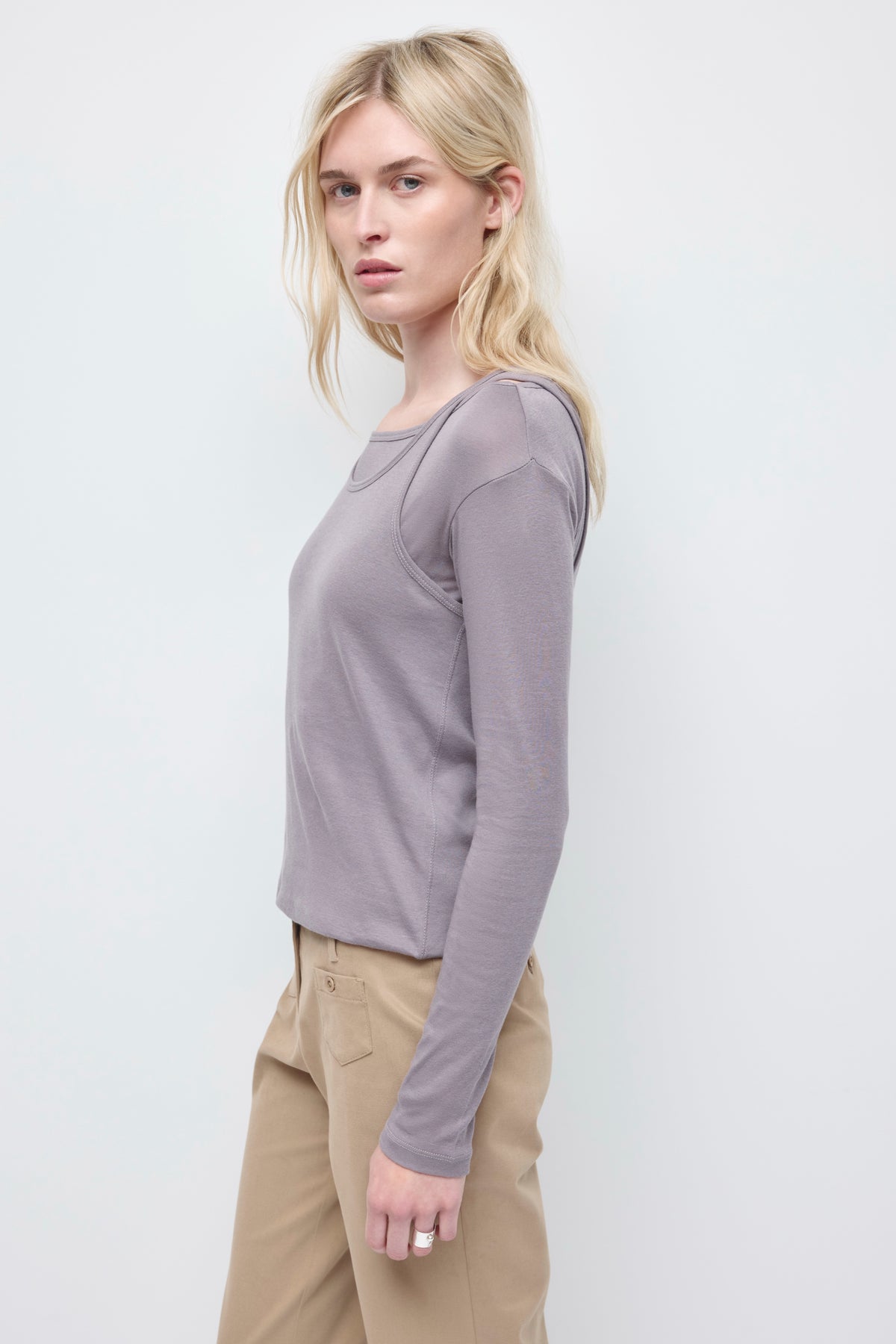 Women's Nawa Convertible Longsleeve in Lavender Ash