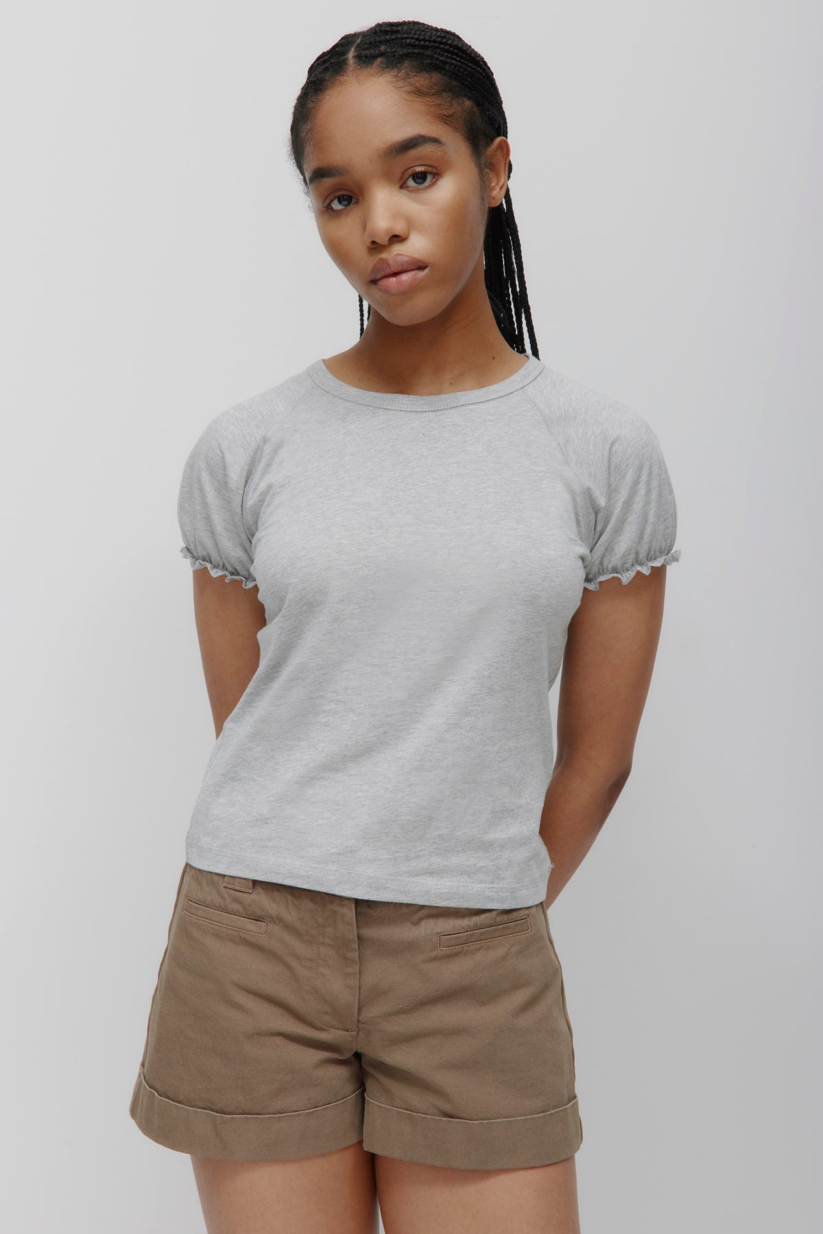 Model is 5’8” and is wearing a size S.