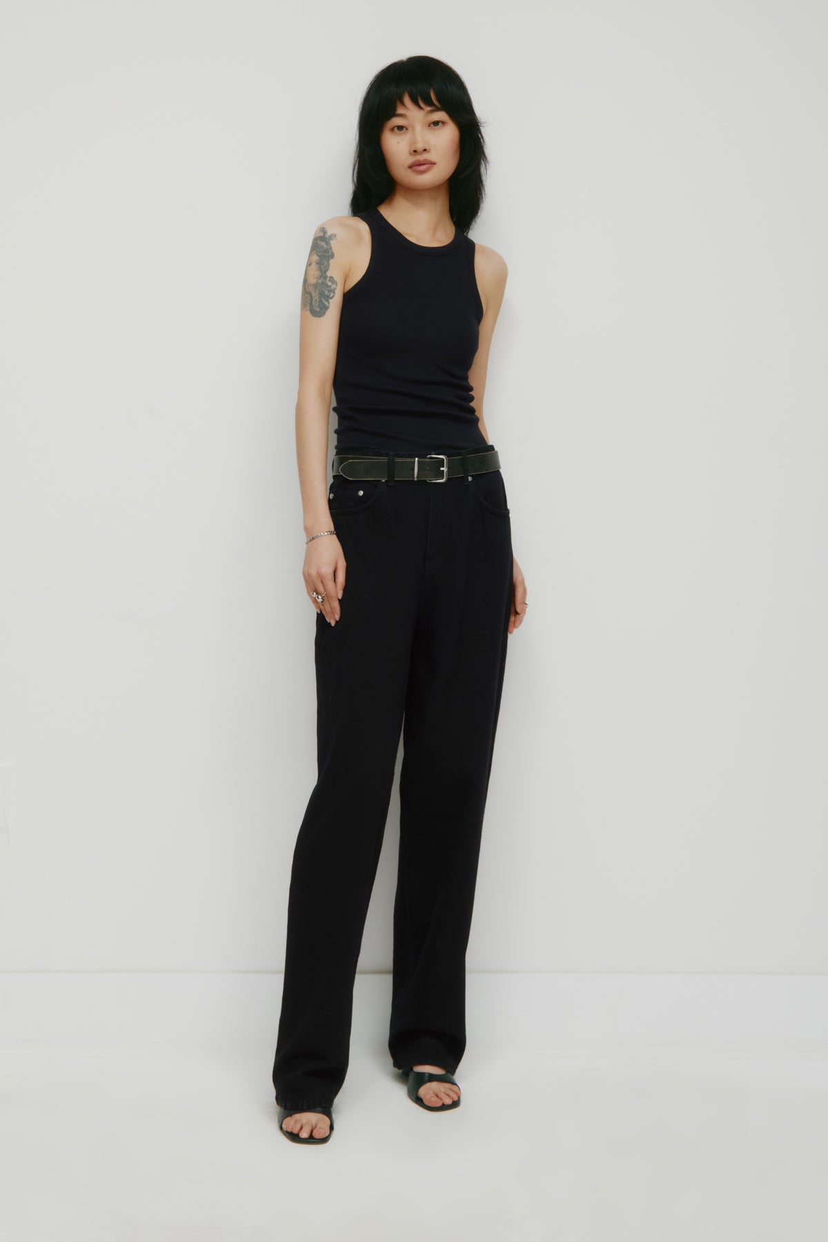 Model is 5’9” and is wearing a size XS.