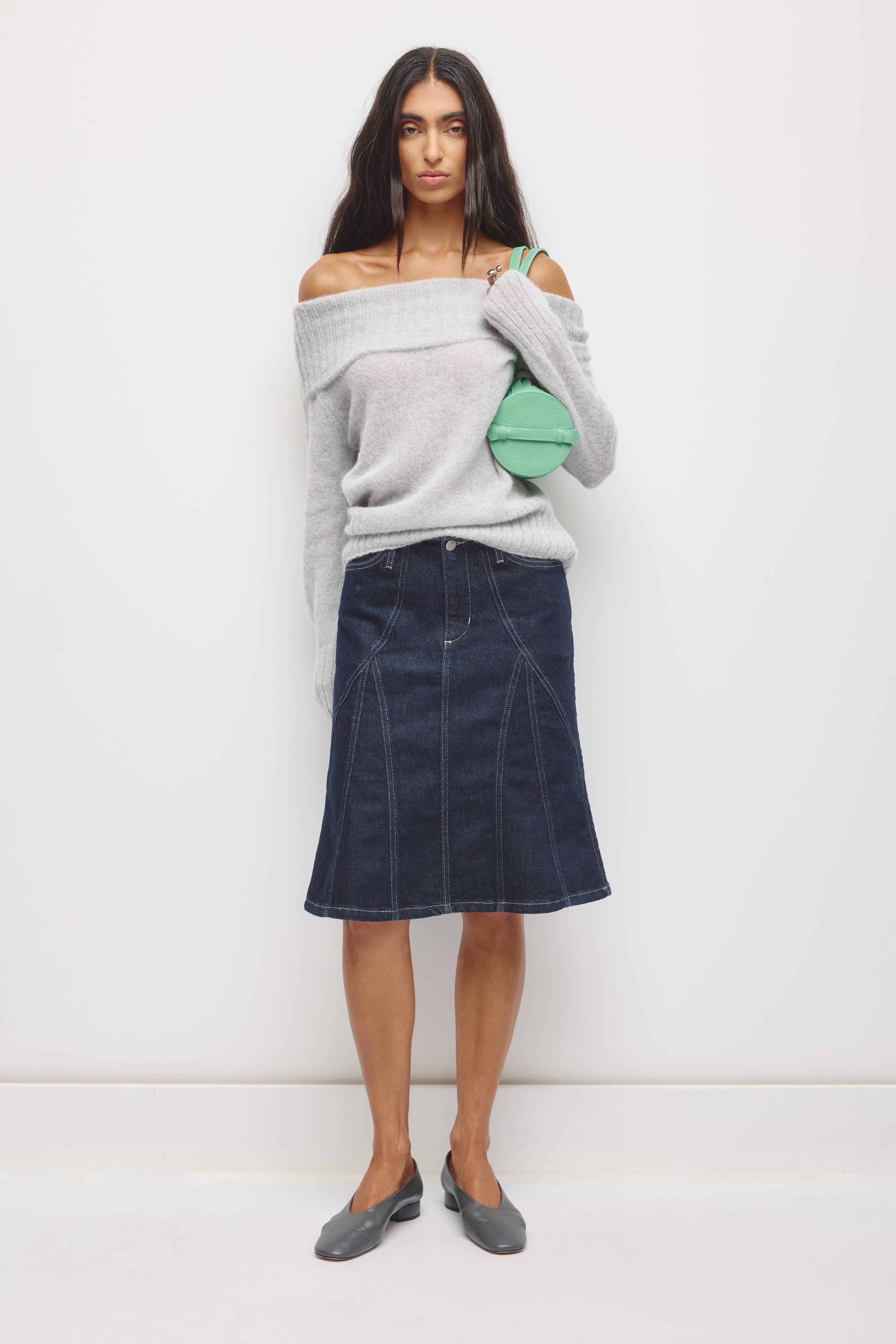 Jupe en Denim Rafi Kickout pour Femme en rincez