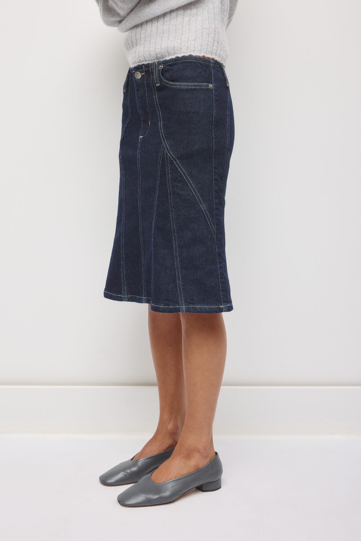 Jupe en Denim Rafi Kickout pour Femme en rincez