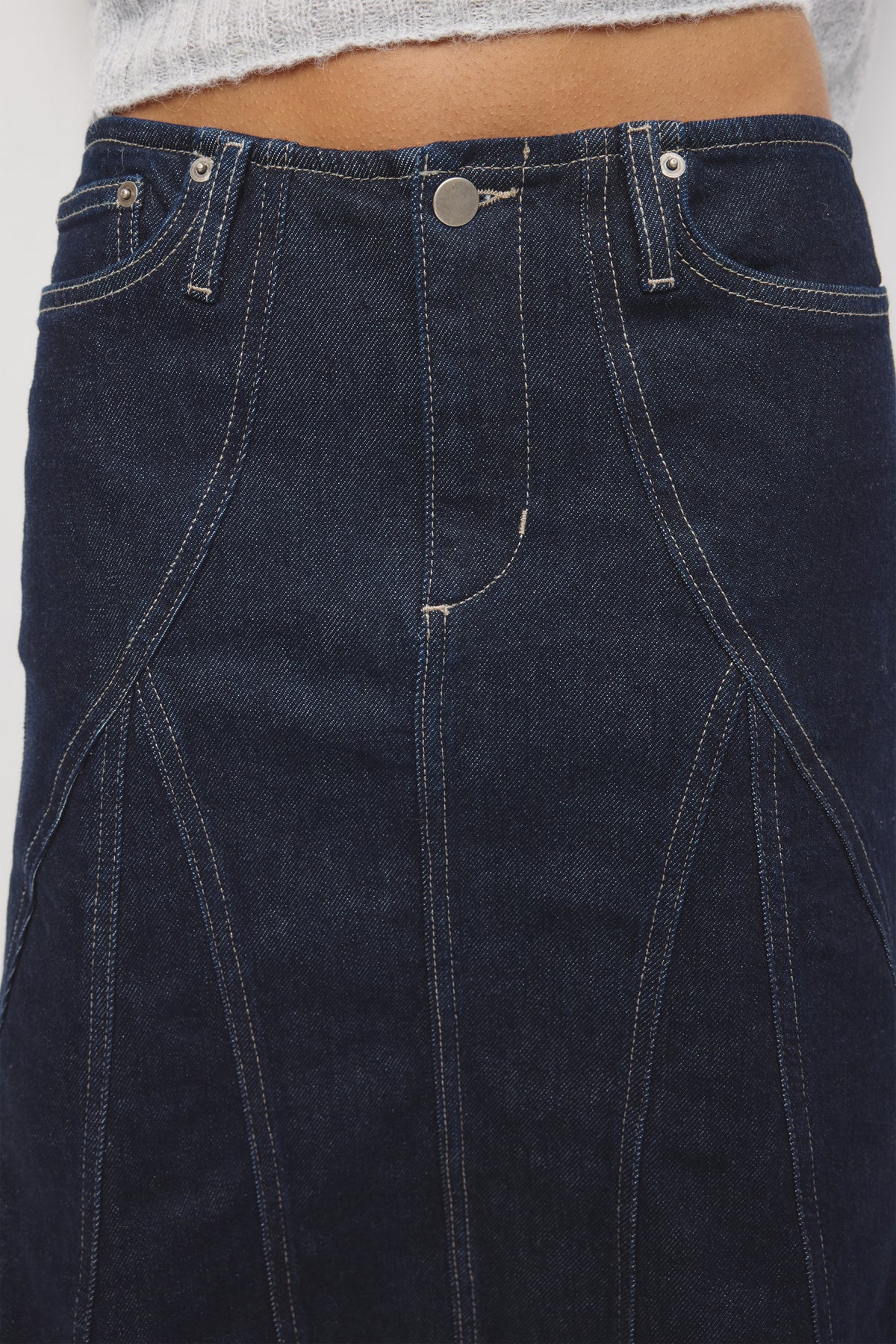 Jupe en Denim Rafi Kickout pour Femme en rincez