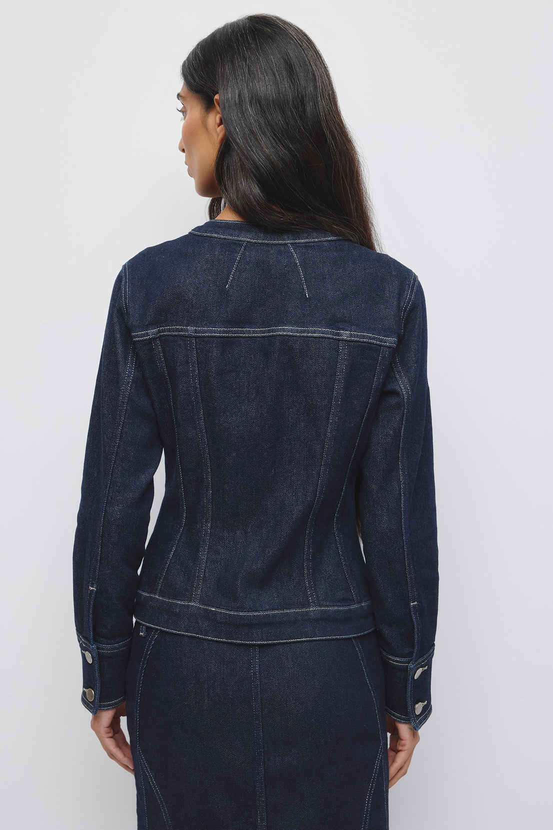 Veste Femme Rafi Denim Shrunken en rincez