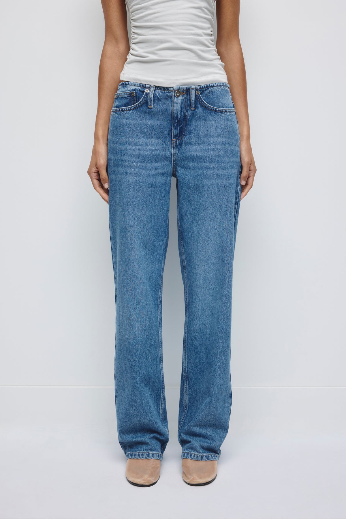 Jeans Safi pour femme en medium Wash